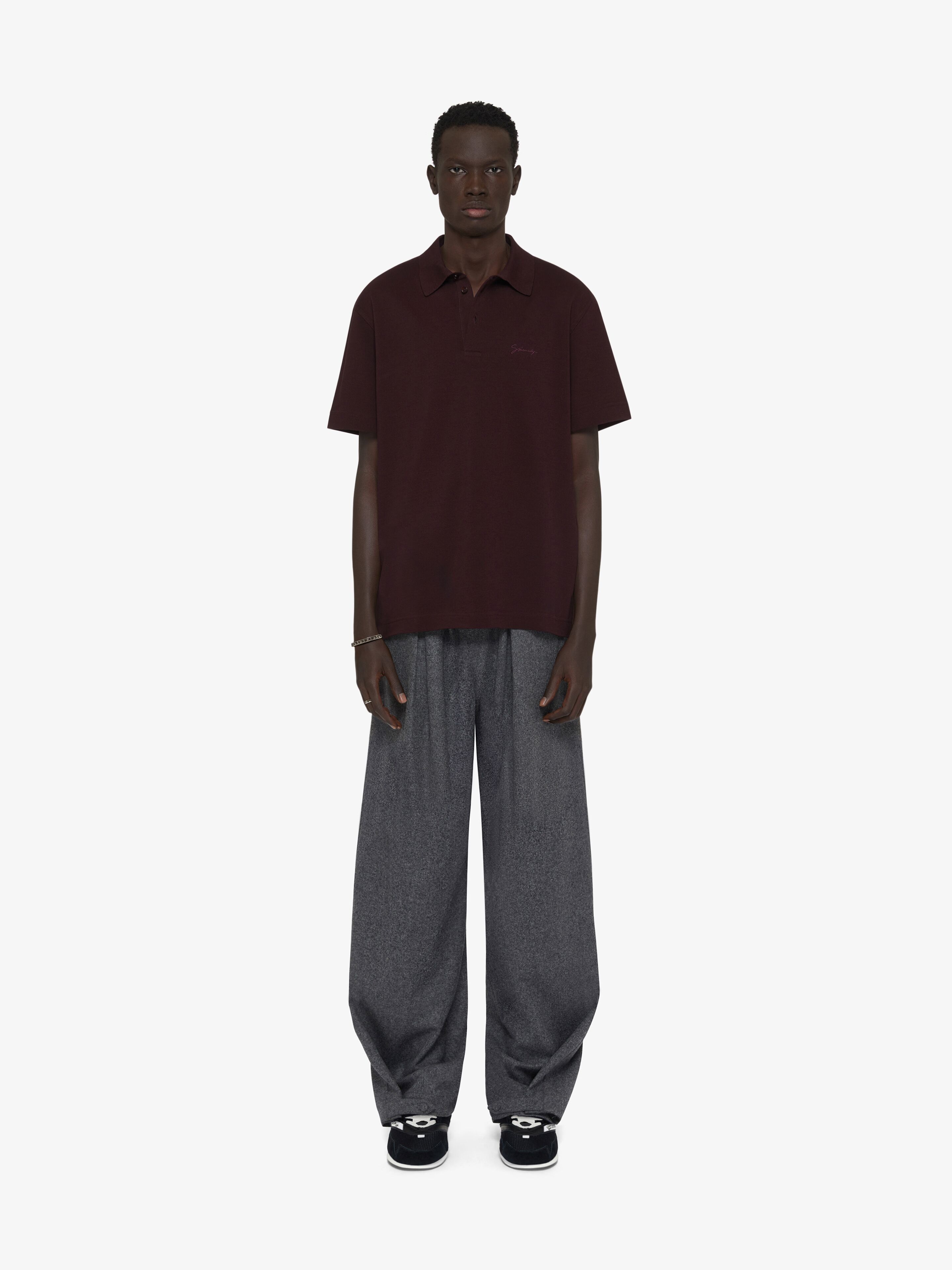 Givenchy oc11z0725 Polo Shirt in Burgundy Size US S / EU 44-46 / 1 - 2 Thumbnail
