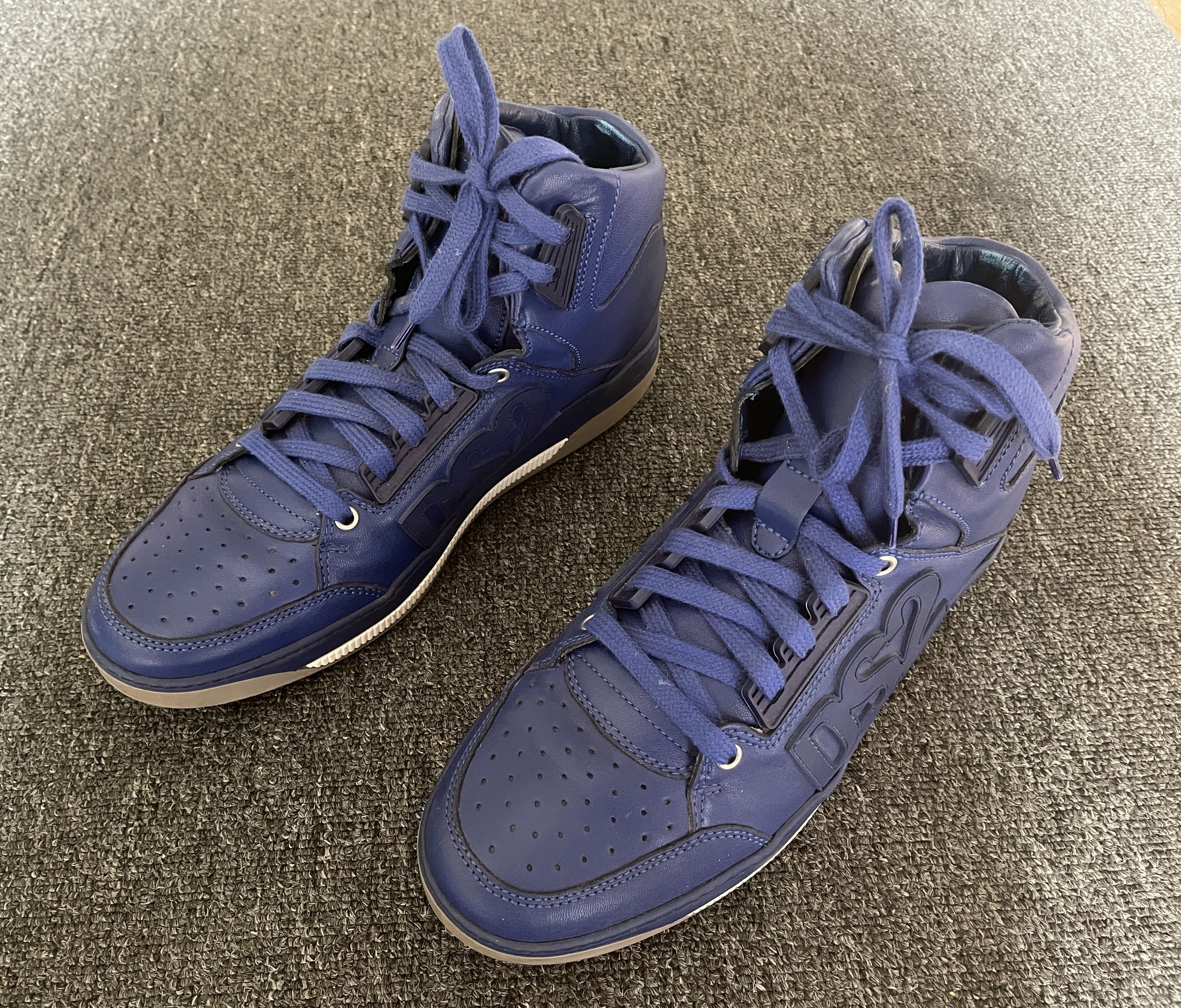 Dsquared2 Dsquared2 blue hi sneakers shoes size eu 42 Size US 9 / EU 42 - 2 Thumbnail