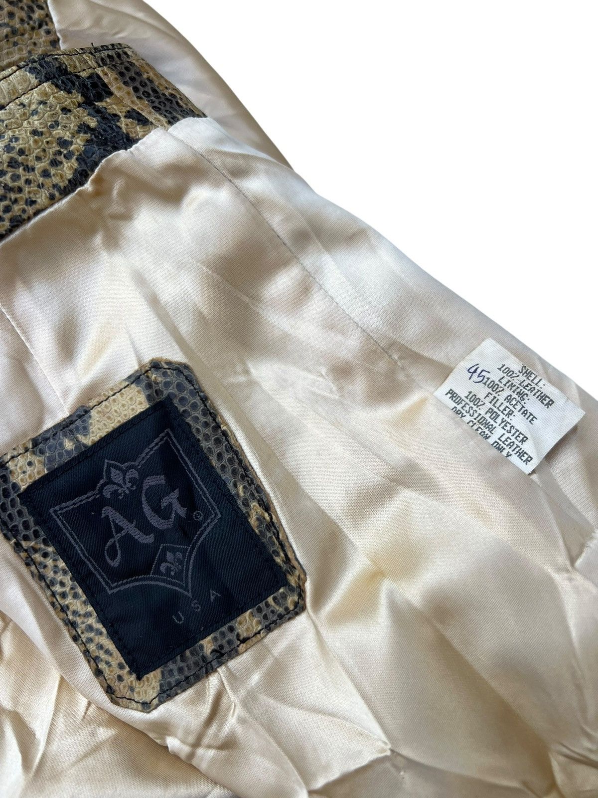A&G Rock MEGA RARE! A&G Rock Real Python Skin Montana Streetwear Pant Size US 26 / EU 42 - 24 Thumbnail