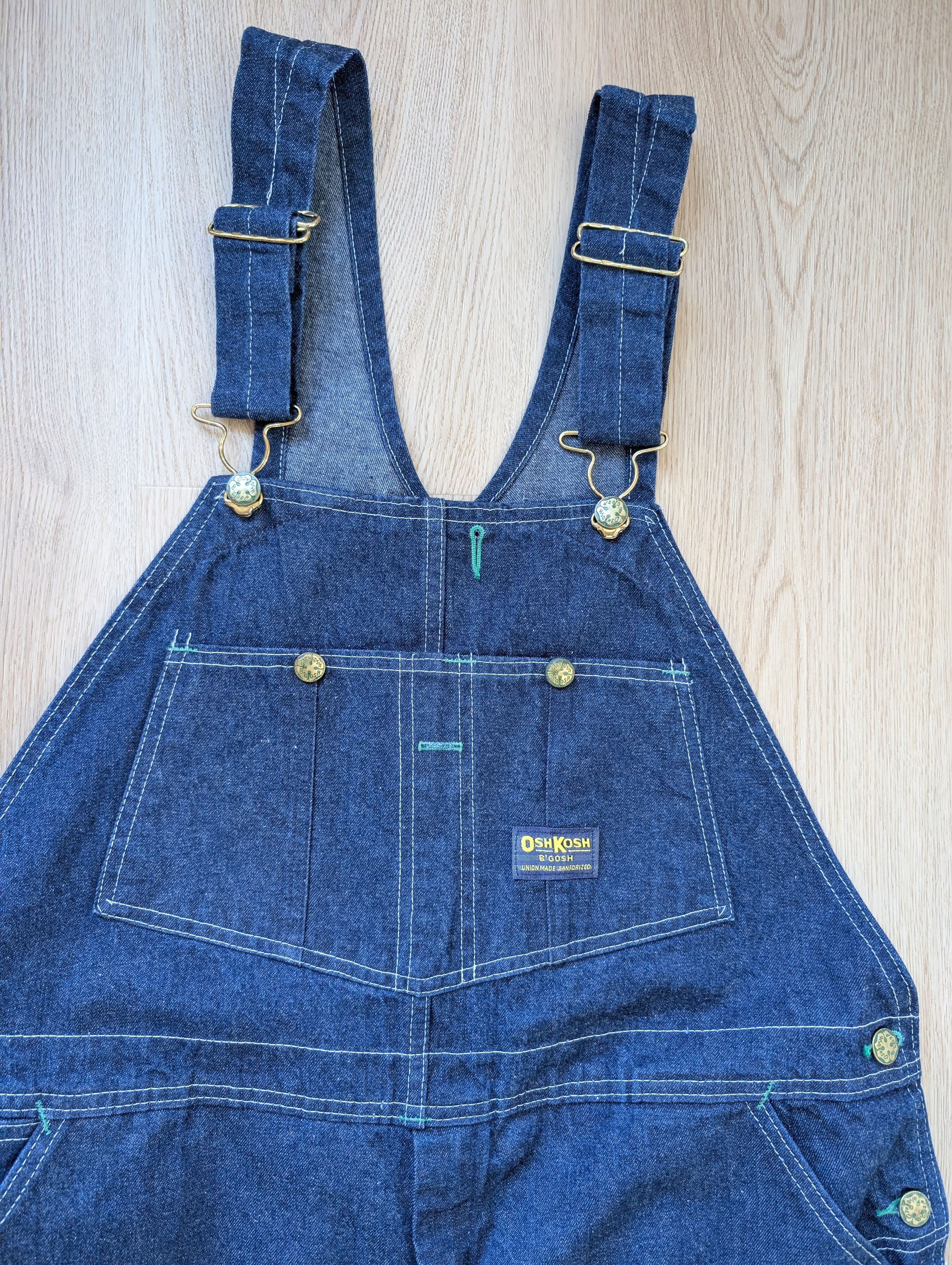 Other Vintage OshKosh B'gosh Vestback Denim Overalls Mens 40 x 31 Size US 40 / EU 56 - 4 Thumbnail