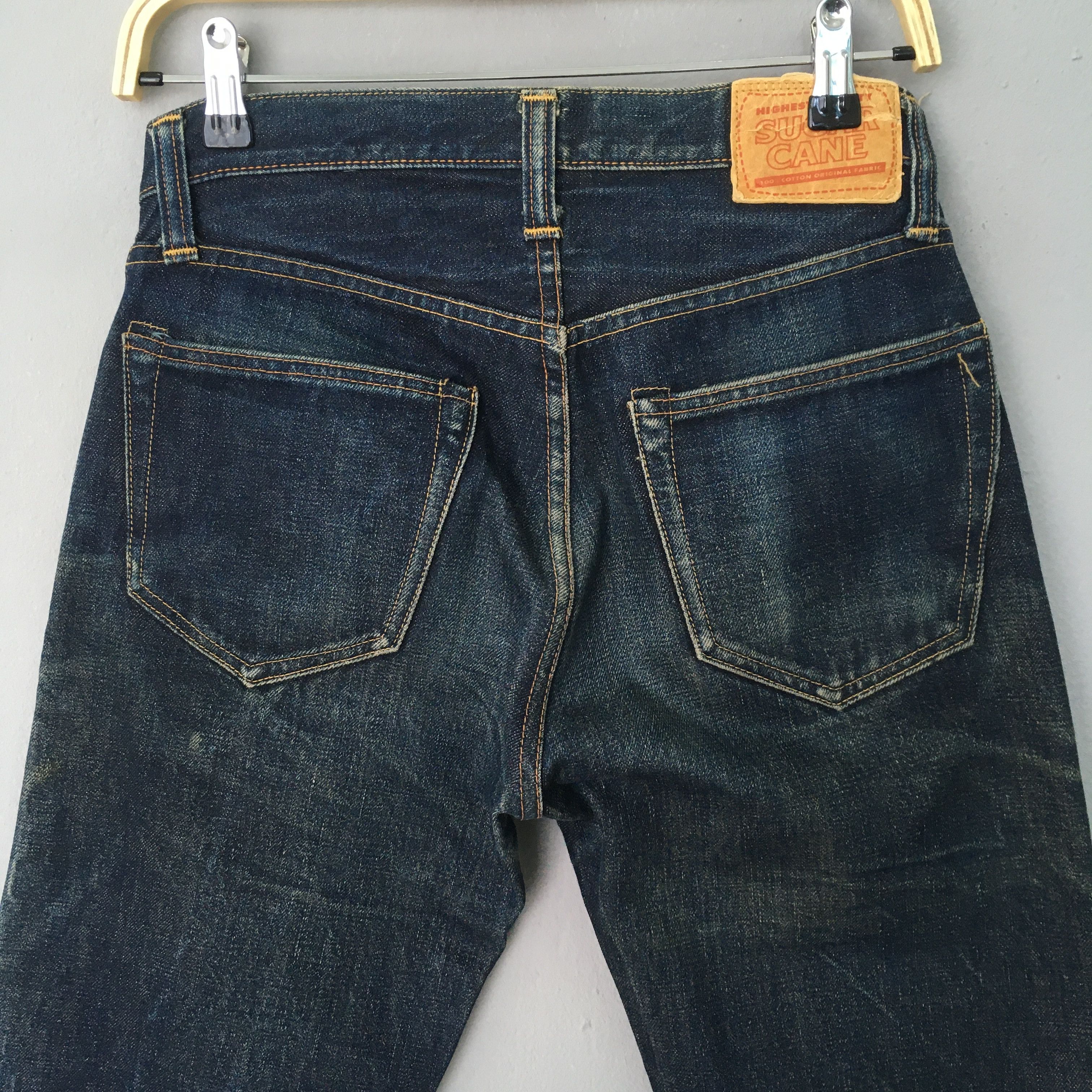 Sugar Cane Size 28x32.5 Vintage Sugar Cane Japan Denim S1480 Size US 28 / EU 44 - 9 Thumbnail