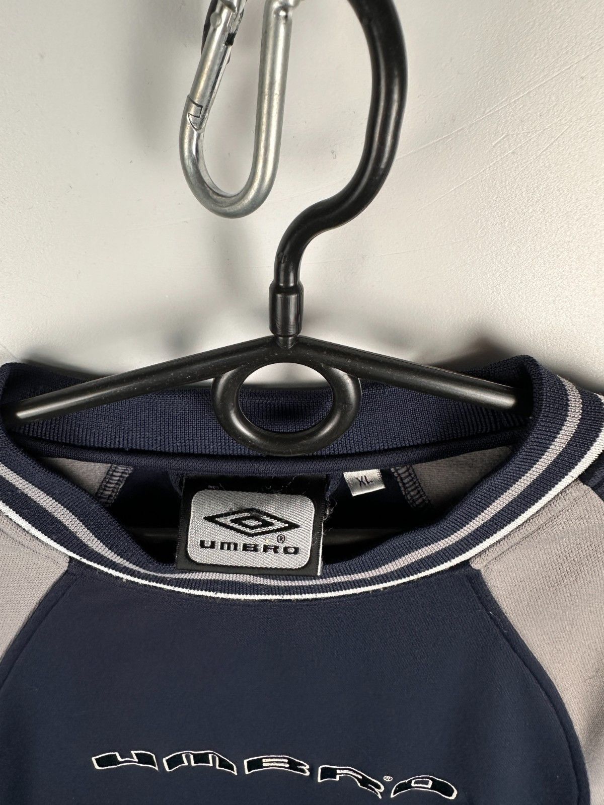 Umbro Umbro Sweatshirt Vintage 90's Big Logo Blue Grey Size XL Size US XL / EU 56 / 4 - 4 Thumbnail