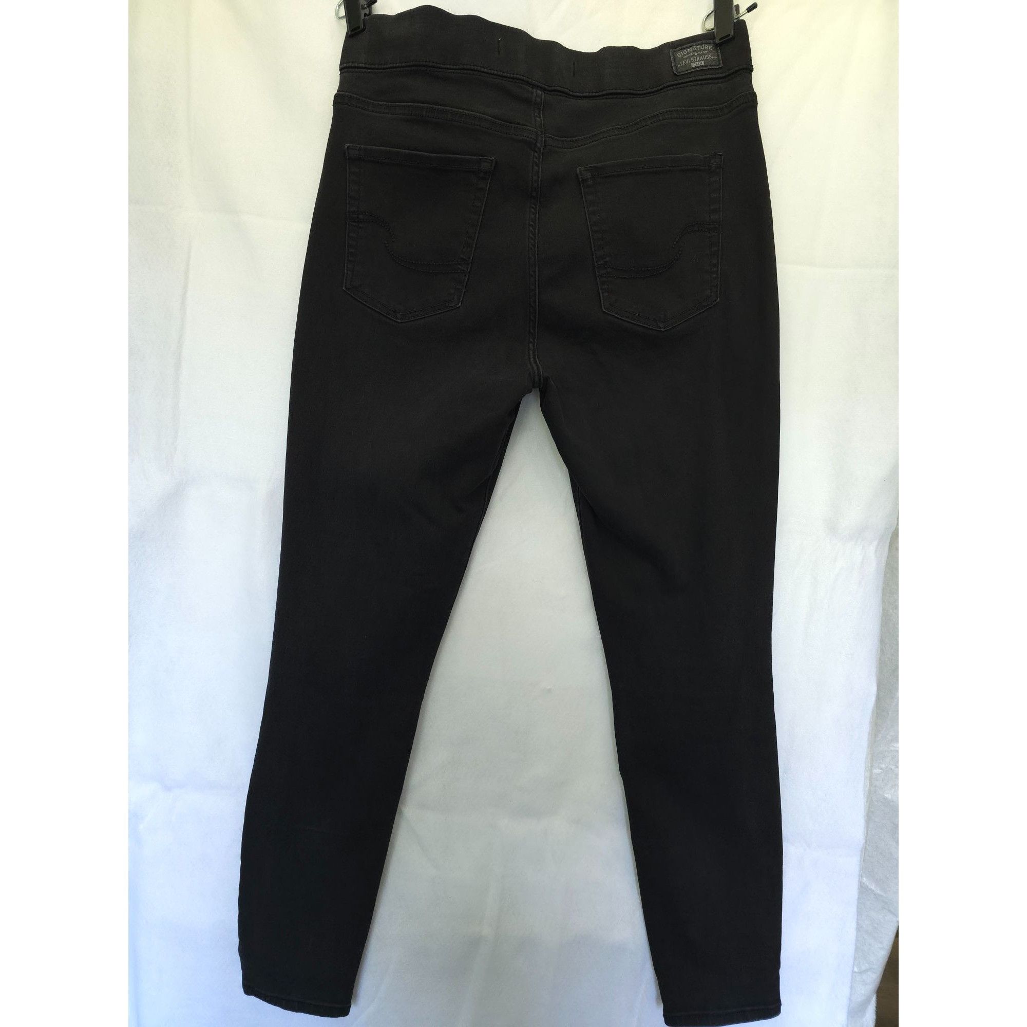 Levi's Signature By Levi Strauss & Co. Gold Pull-On Skinny Jeans Size 36" / US 14 / IT 50 - 4 Thumbnail