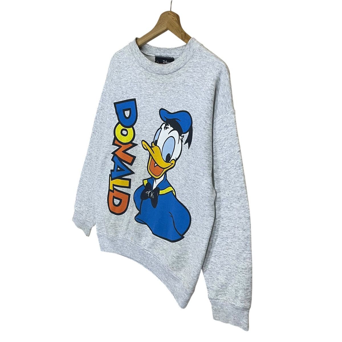 Cartoon Network Vintage 90s Donald Duck Big Mirror Logo Crewneck Sweatshirt Size US M / EU 48-50 / 2 - 3 Thumbnail