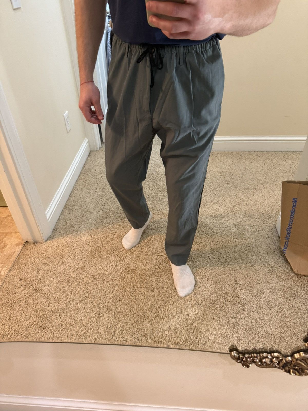 Dries Van Noten Dries Van Noten grey pants Size US 32 / EU 48 - 2 Thumbnail