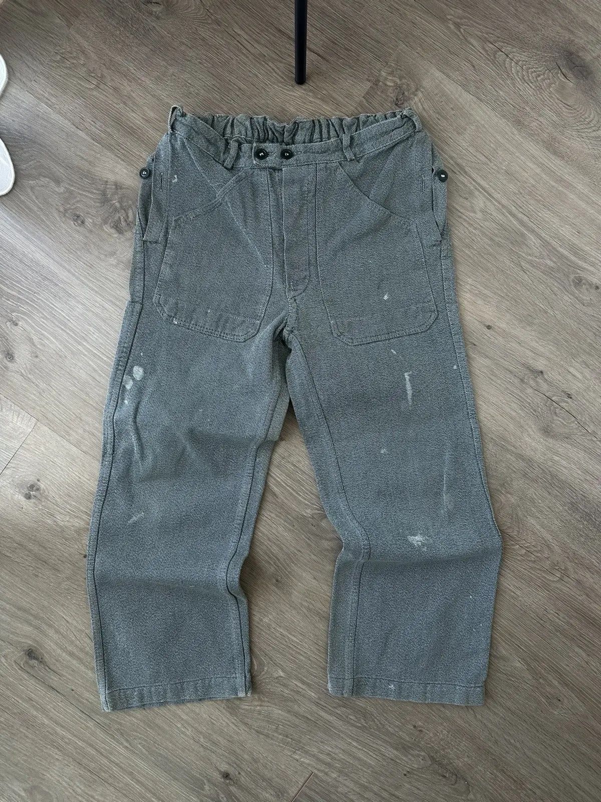 Japanese Brand Vintage Swiss Army Work 60s Faded Distressed Baumwolle Pants Size US 30 / EU 46 - 1 Thumbnail