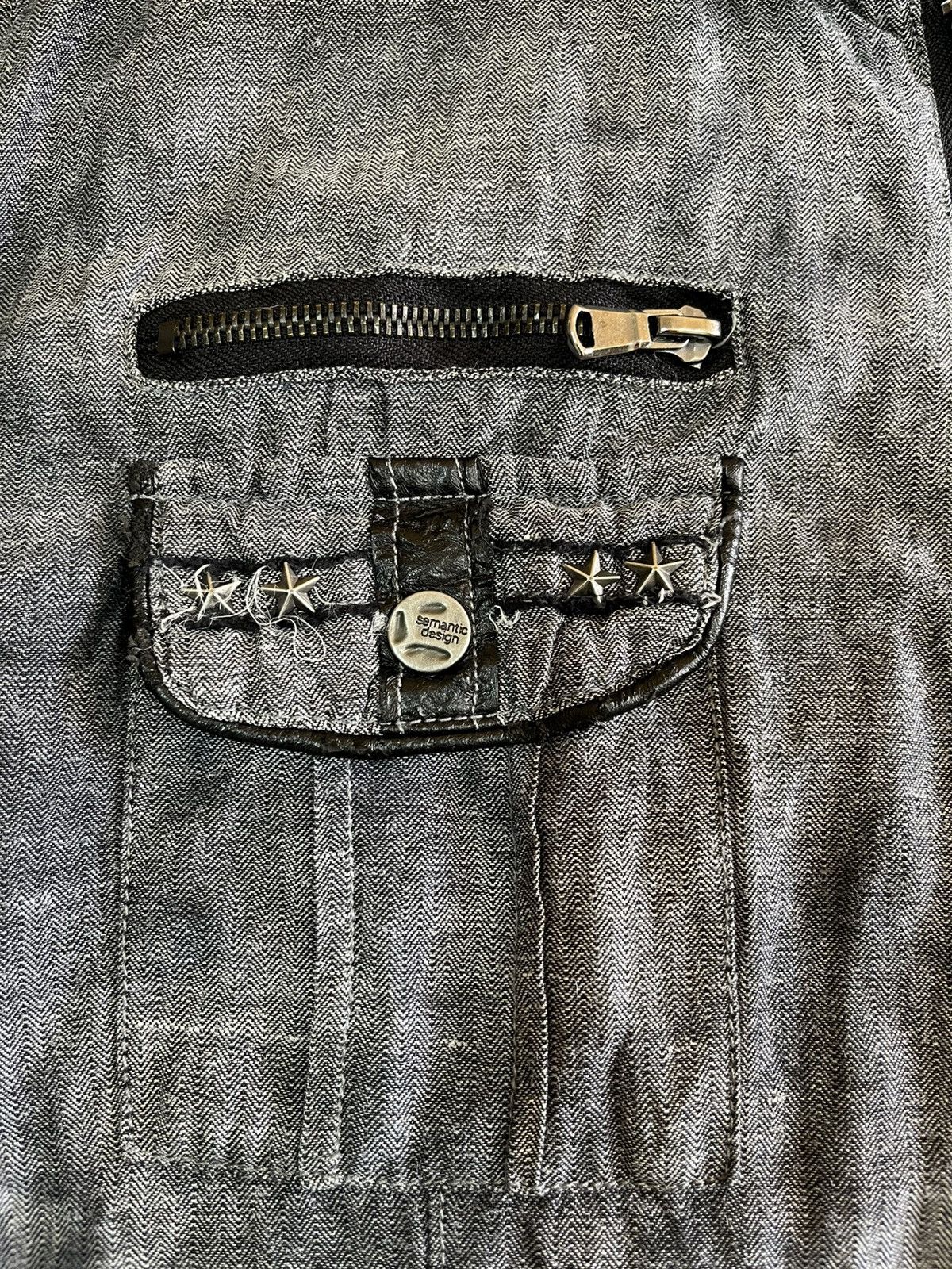 semanticdesign Vintage Semantic Design Denim Punk Jacket Size US M / EU 48-50 / 2 - 10 Thumbnail