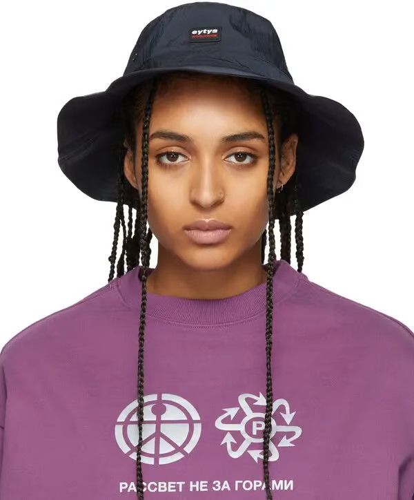 Eytys o1mle0325 Size: XS / Ballzy Bucket Hat / Cap in Navy Size ONE SIZE - 1 Thumbnail