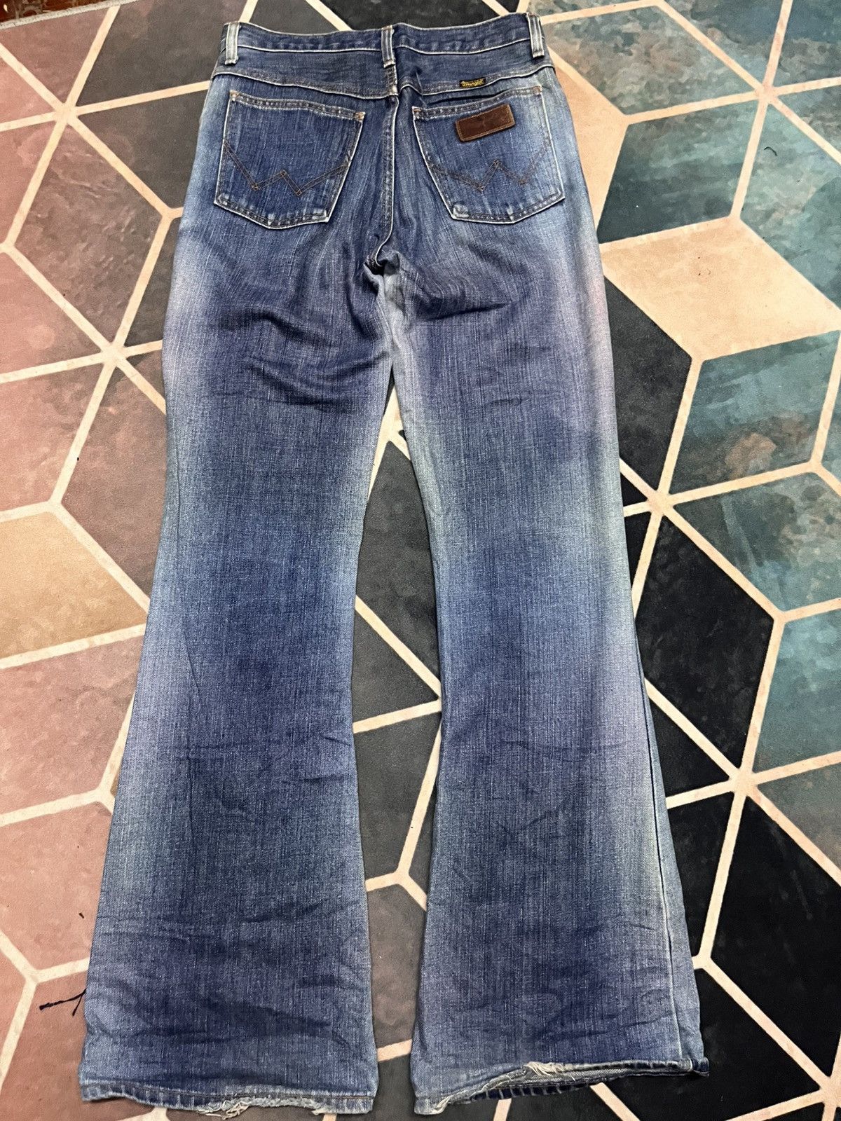 Wrangler 💥Vintage Lady Wrangler FLARE BOOTCUT Seasoned Jeans Size 30" / US 8 / IT 44 - 8 Thumbnail
