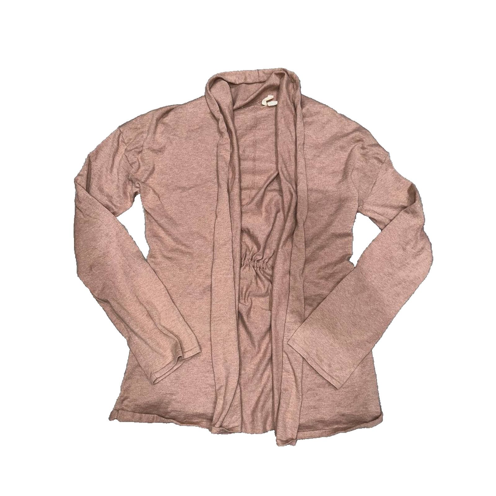& Other Stories White and Warren Organic Y2K in Mocha Cardigan Small A003168 Size S / US 4 / IT 40 - 2 Thumbnail