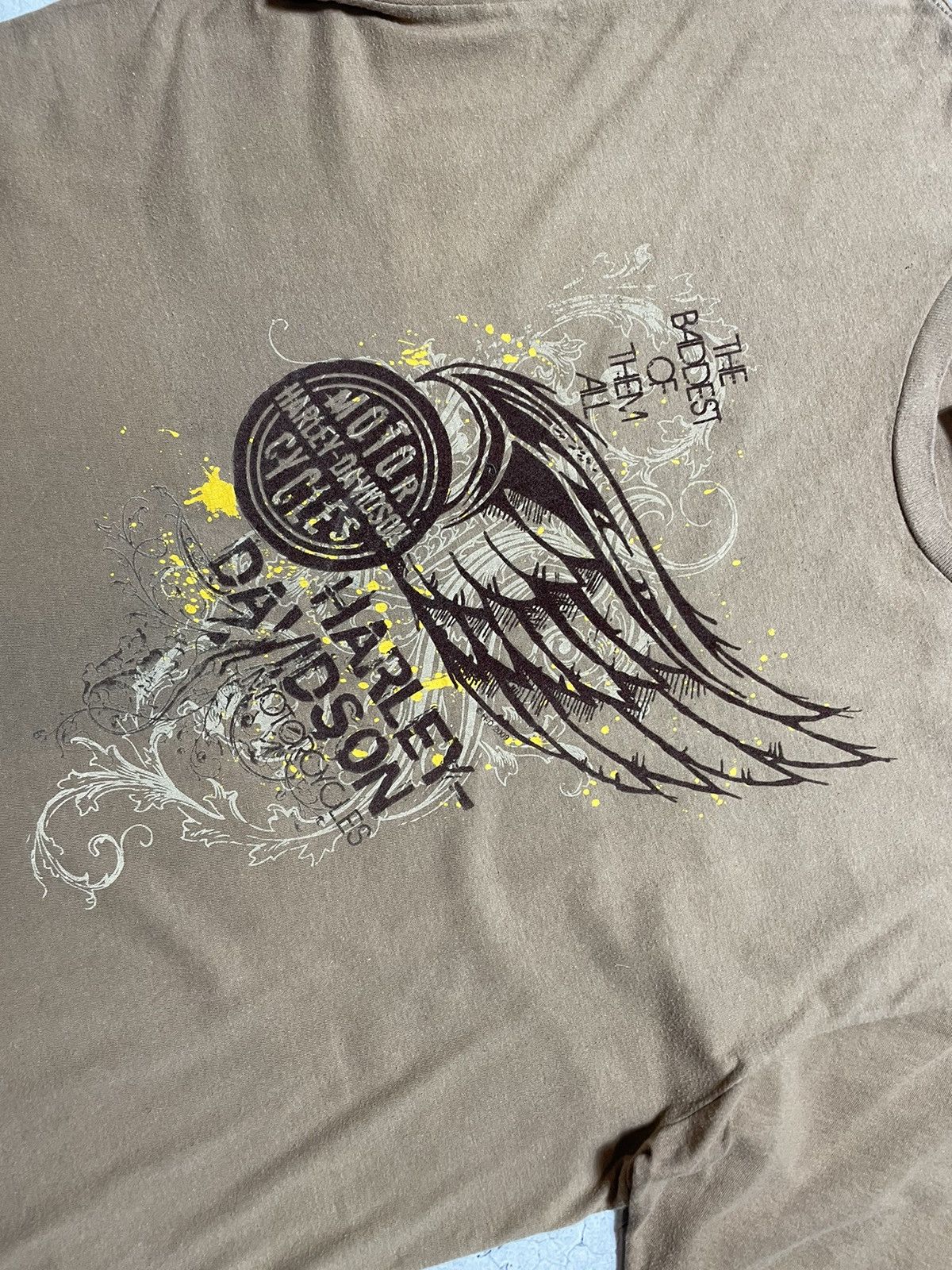 Harley Davidson × Vintage Vintage Harley Motor Davidson Big Logo Biker T-Shirt Size US XL / EU 56 / 4 - 5 Thumbnail
