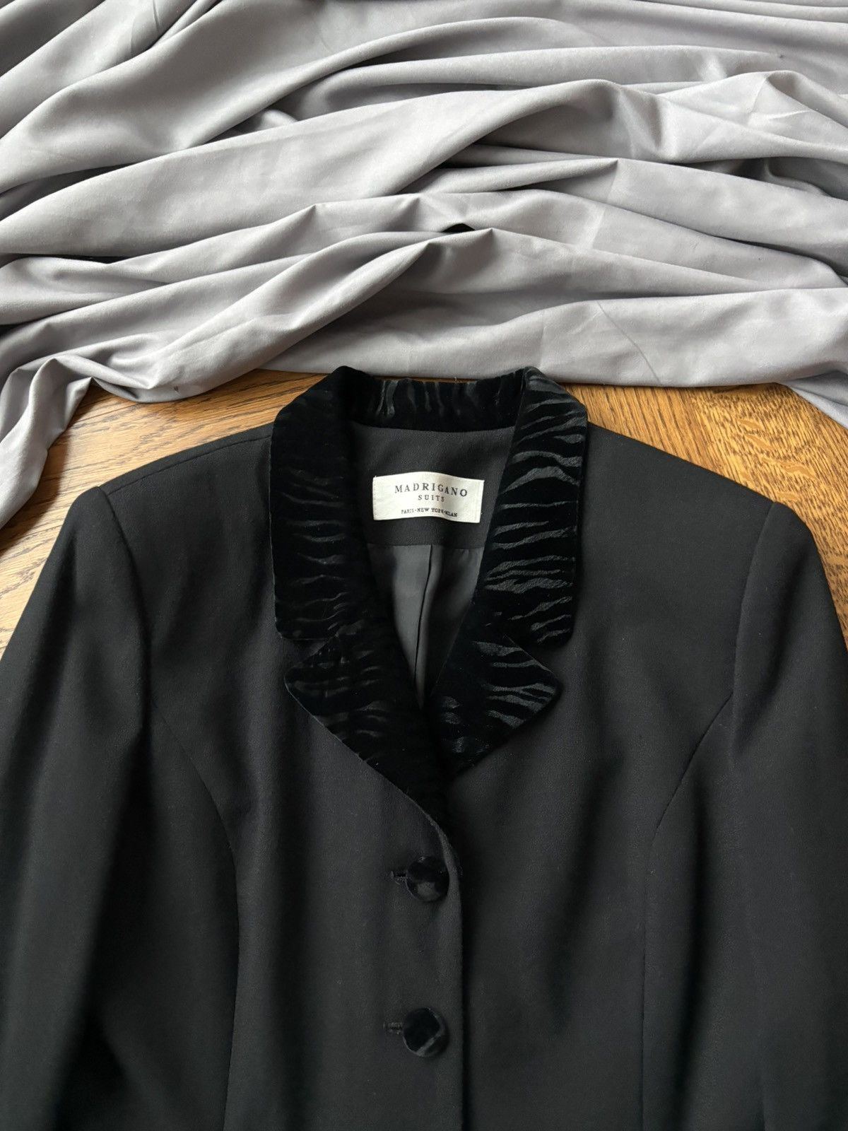 Vintage Vintage Madrigano Suits Vintage Wool Blazer Suit Jacket 80s Size M / US 6-8 / IT 42-44 - 3 Thumbnail