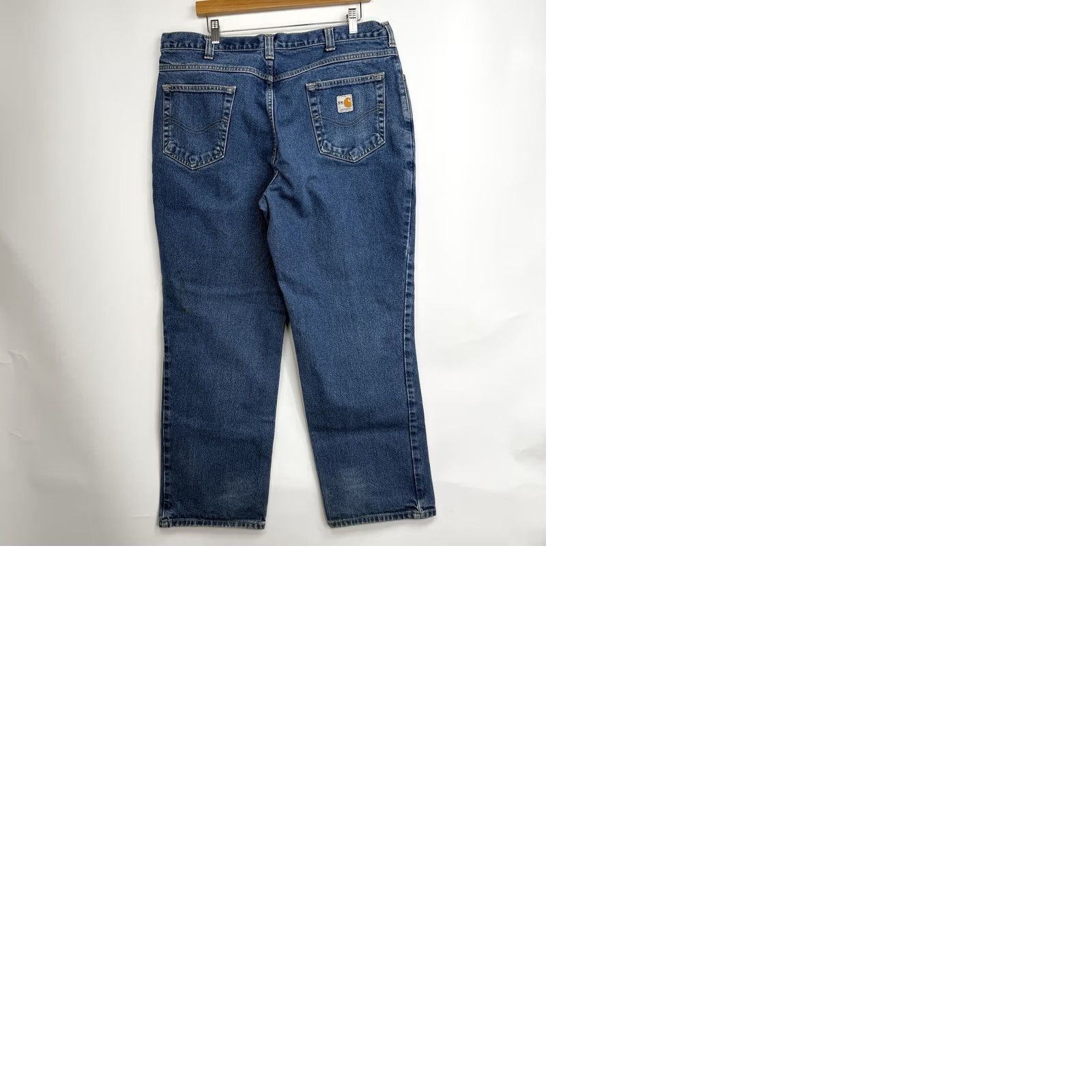 Carhartt VINTAGE Carhartt FR Jeans Mens 38x30 Flame-Resistant Blue Denim 5-Pocket Work Size US 38 / EU 54 - 9 Thumbnail