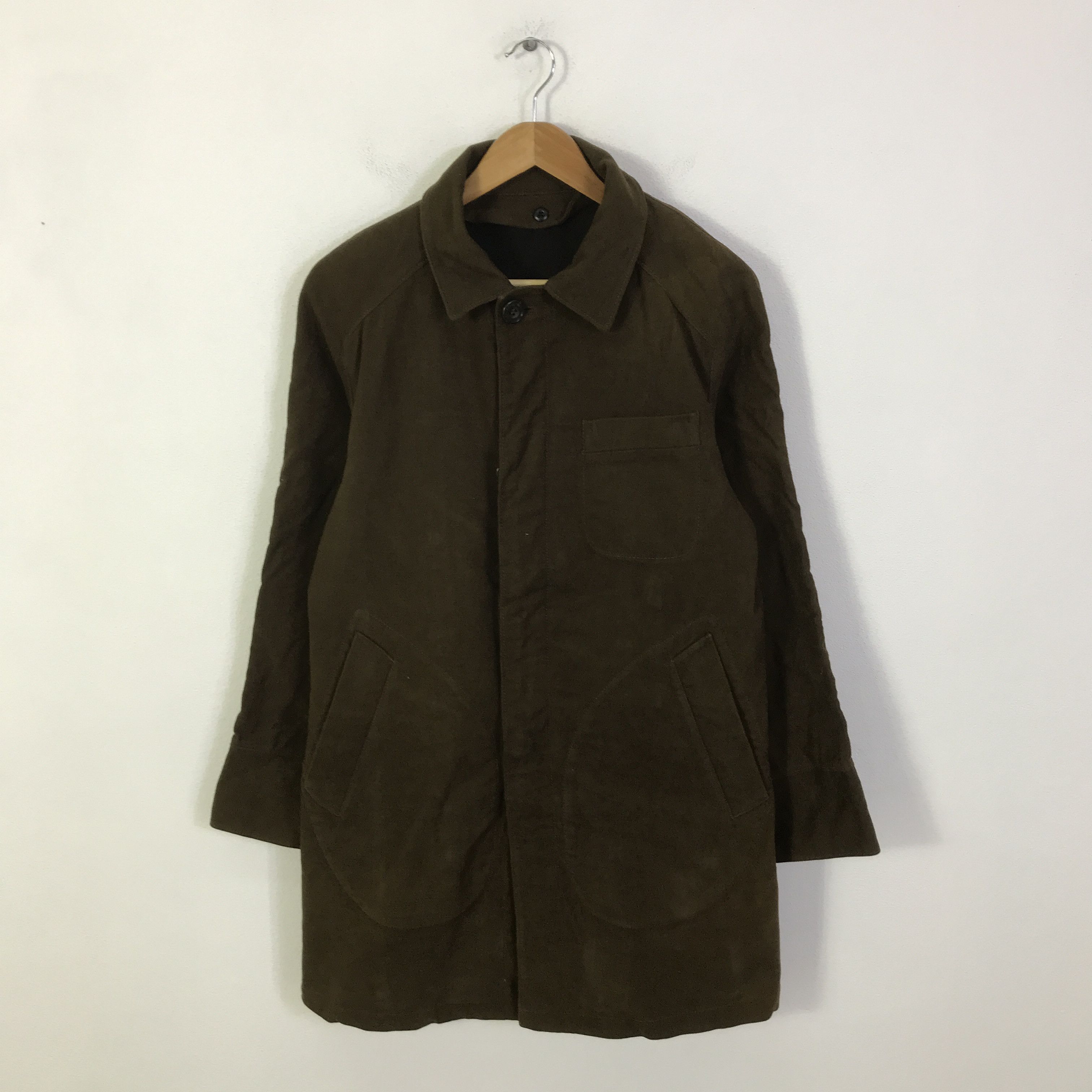PPFM Vtg PPFM Japan Style Long Brown Jacket K101B7 Size US L / EU 52-54 / 3 - 1 Thumbnail