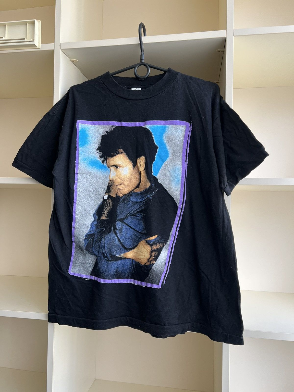 Band Tees Vintage 1991 Cliff Richard Tee Band T-Shirt Single Stitch Size US L / EU 52-54 / 3 - 2 Thumbnail
