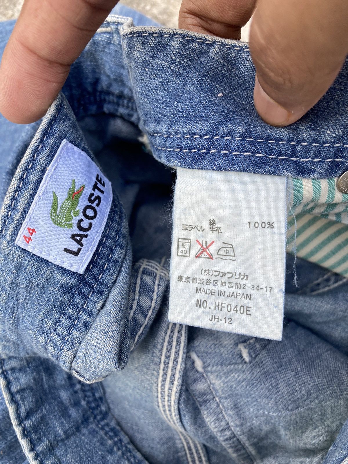 Lacoste Flared Jeans Lacoste Blue Denim Bootcut Style for Women Size 30" / US 8 / IT 44 - 9 Thumbnail