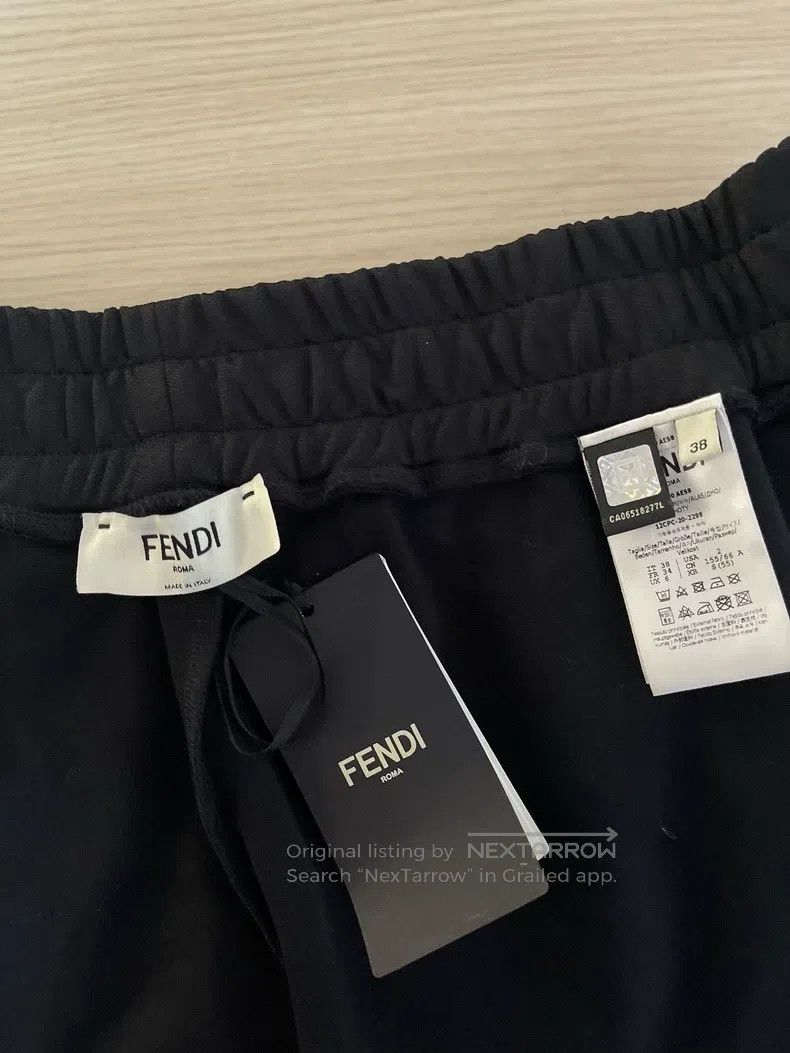 Fendi Fendi Black sports trousers Size 25" / US 0 / IT 36 - 3 Thumbnail