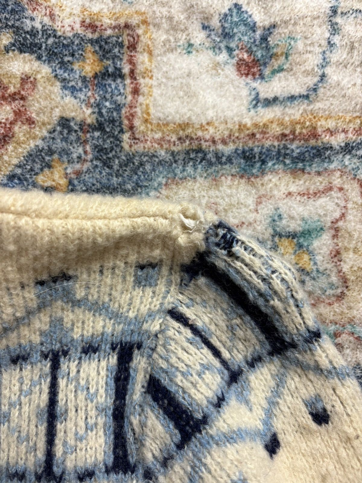 Tundra Vintage 80s Tundra Zip-up Striped Sweater Small Size US S / EU 44-46 / 1 - 6 Thumbnail