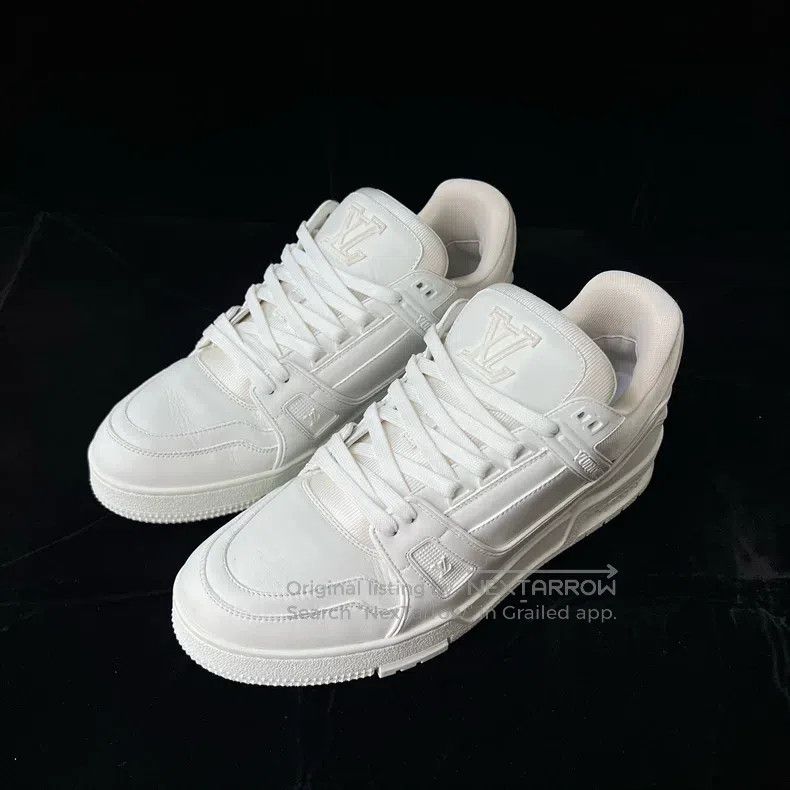 Louis Vuitton Louis Vuitton Trainer Pure White Board Shoes Size US 9 / EU 42 - 1 Thumbnail