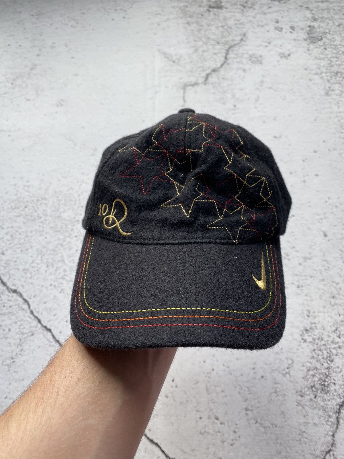 Nike Vintage Y2k Nike Hat Cap Ronaldinho Wool Stars Soccer Rare Size ONE SIZE - 1 Thumbnail
