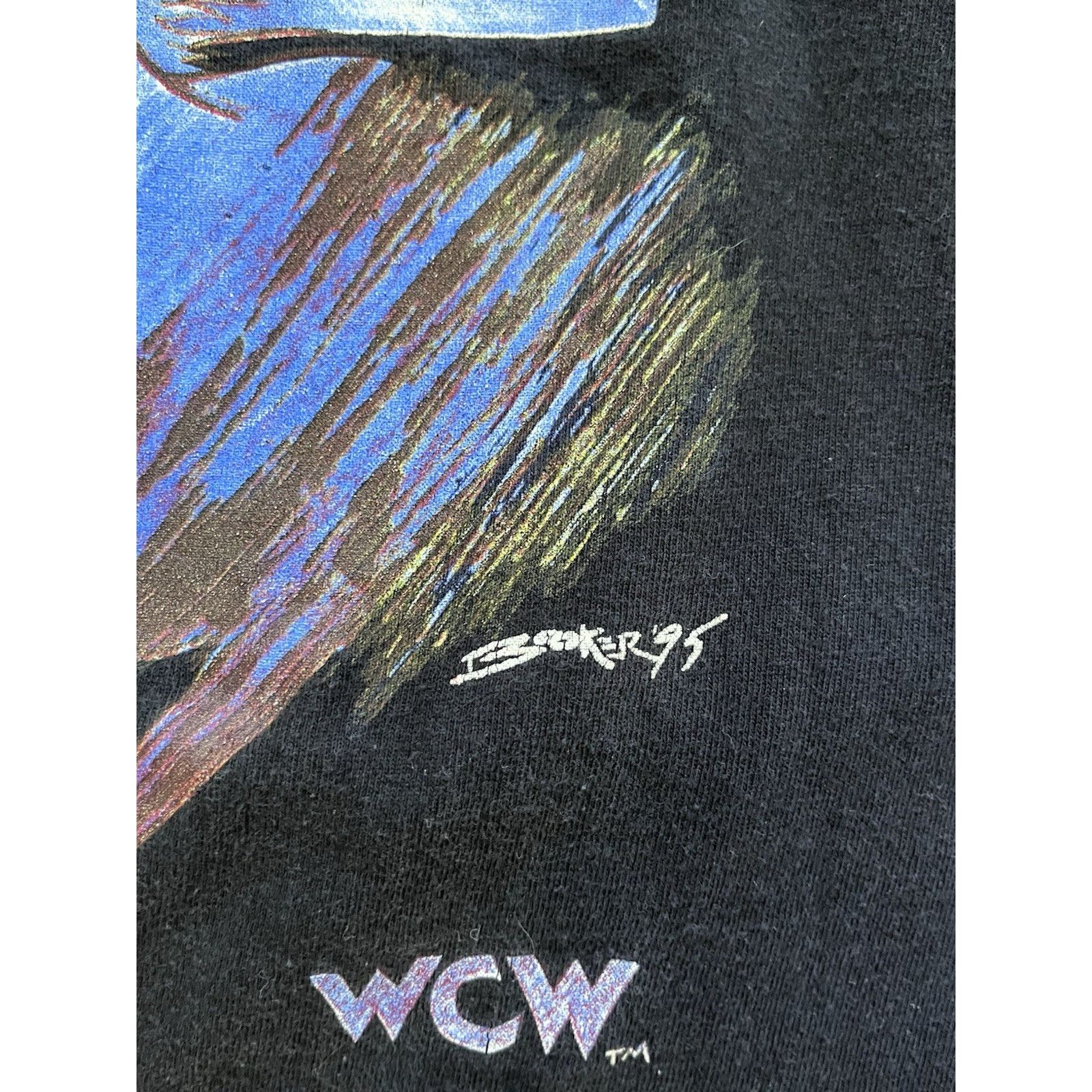 Vintage × WCW/nWo 90s VTG Wrestling IV Four Horsemen WCW XL Single Stitch Rare Size US XL / EU 56 / 4 - 3 Thumbnail