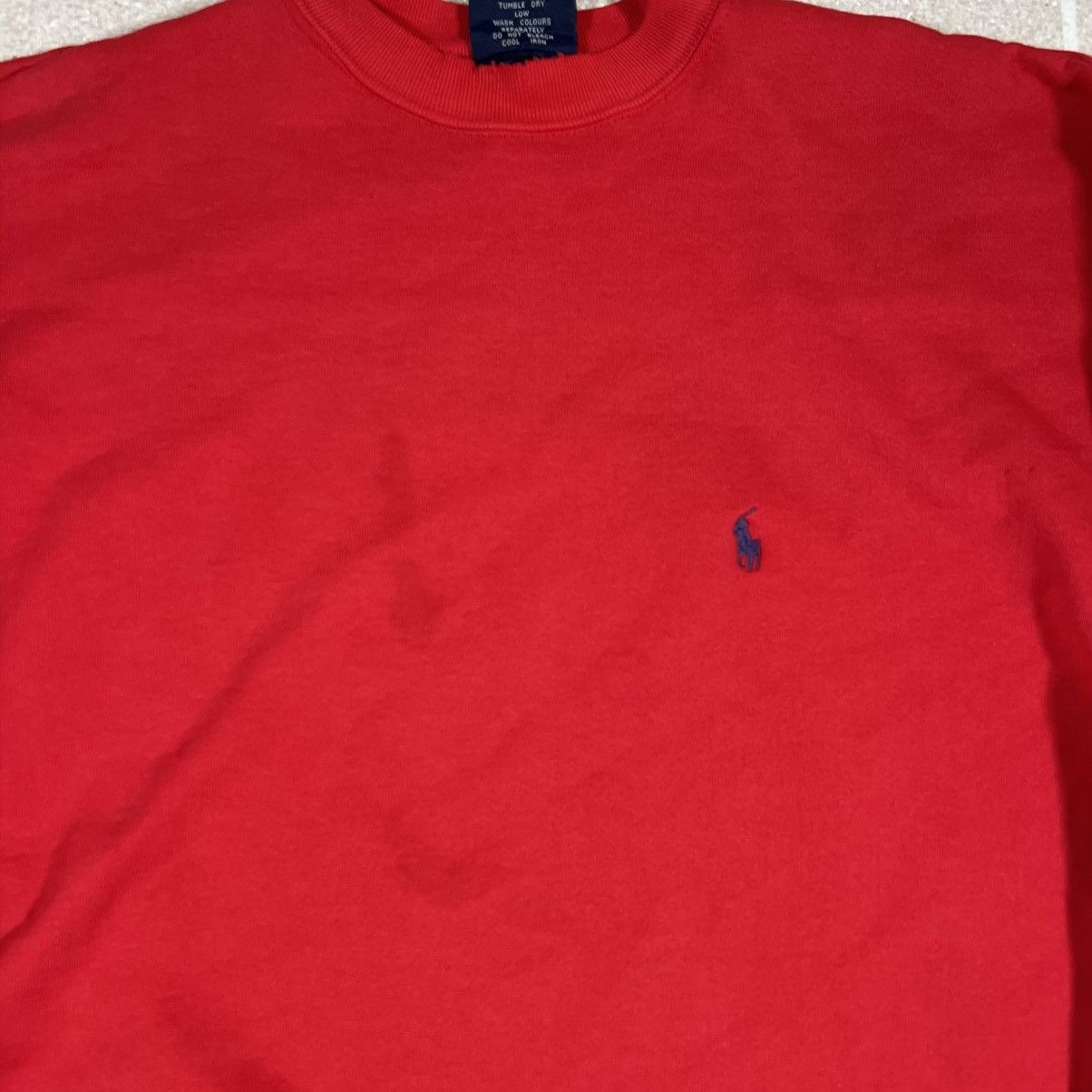 Polo Ralph Lauren Polo Ralph Lauren Crewneck Sweatshirt sz XL Red Made USA Size US XL / EU 56 / 4 - 2 Thumbnail
