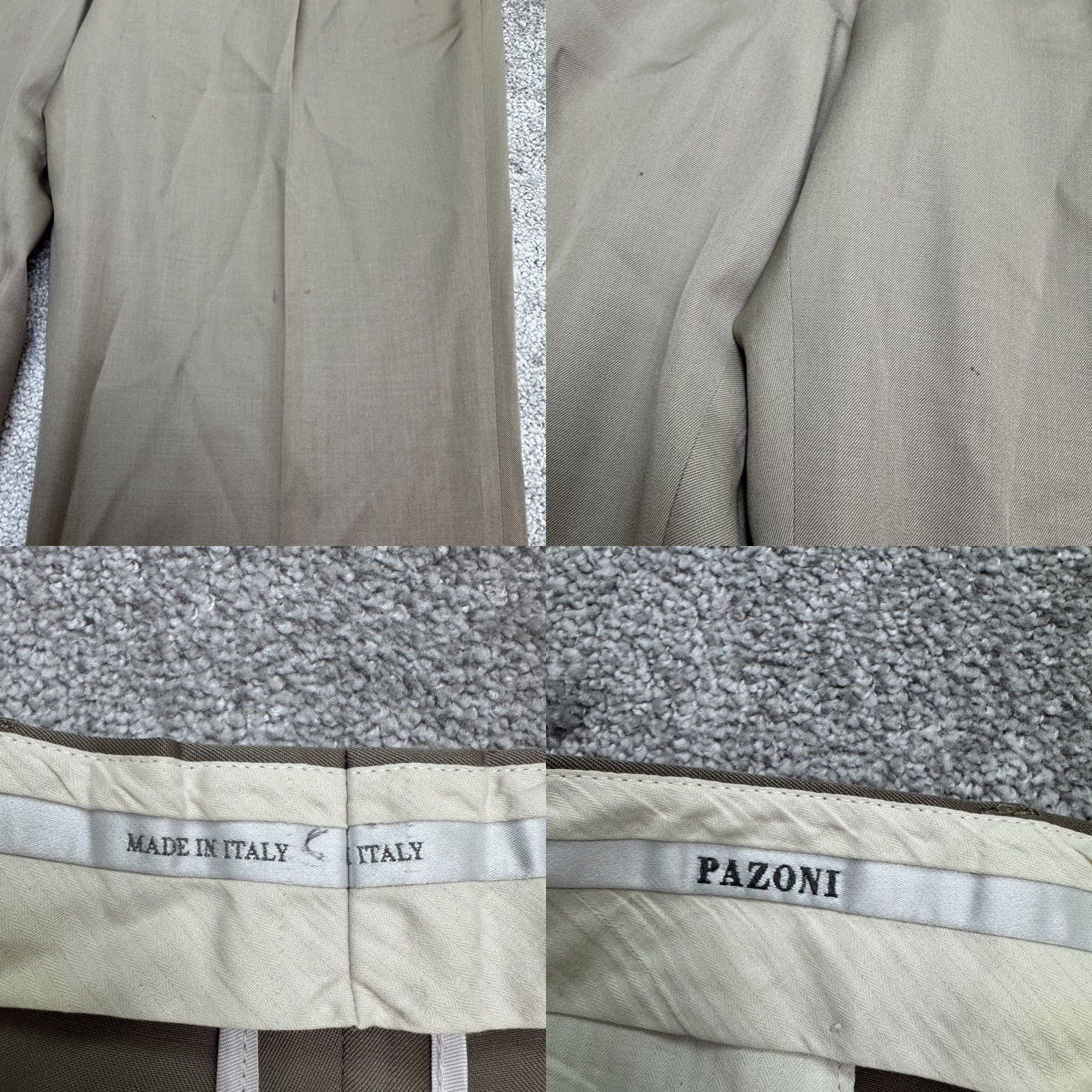 Vintage VINTAGE Pazon Santorelli Dress Pants Mens 40x32 Brown Pleated Classic 90s Retro Size US 40 / EU 56 - 8 Thumbnail