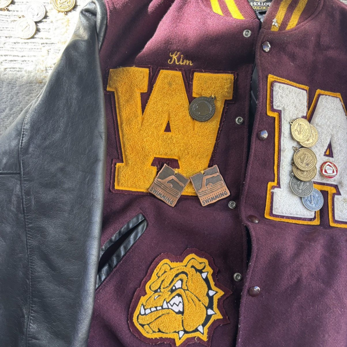 Vintage Vintage 90s West Allis Central Bulldogs Lettermen Jacket Size US L / EU 52-54 / 3 - 3 Thumbnail
