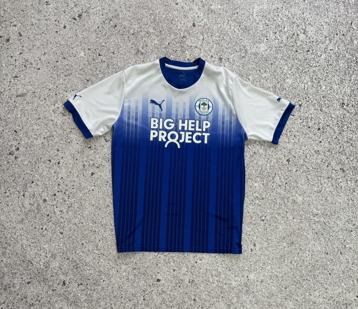 Puma × Vintage Vintage Puma Wigan Athletic 2022 2023 Home Soccer Jersey Size US XL / EU 56 / 4 - 2 Thumbnail