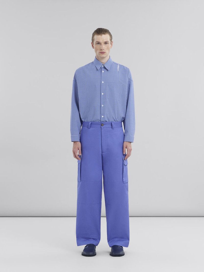 Marni o1f1d3z0326 Cargo Pants in Blue Size US 34 / EU 50 - 2 Thumbnail