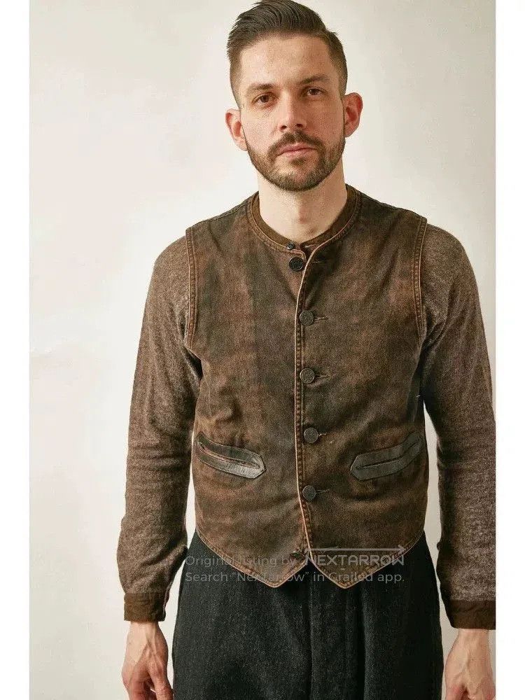 Vintage Vintage Brown Canvas Work Vest. Size US M / EU 48-50 / 2 - 3 Thumbnail