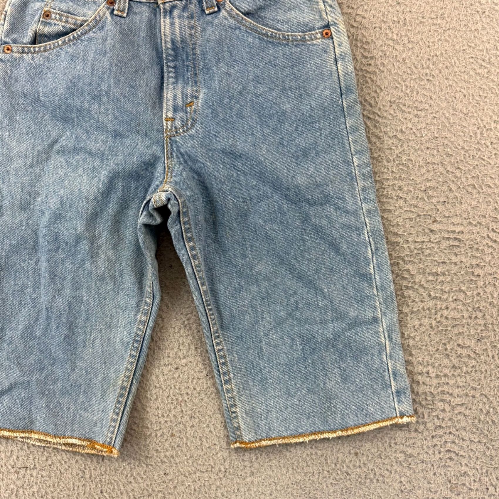 Levi's Vintage Levi's 505 Jeans Shorts Mens 28 Orange Tab Cut Off Loose Skater Y2K 12" Shirt? Size US 28 / EU 44 - 3 Thumbnail