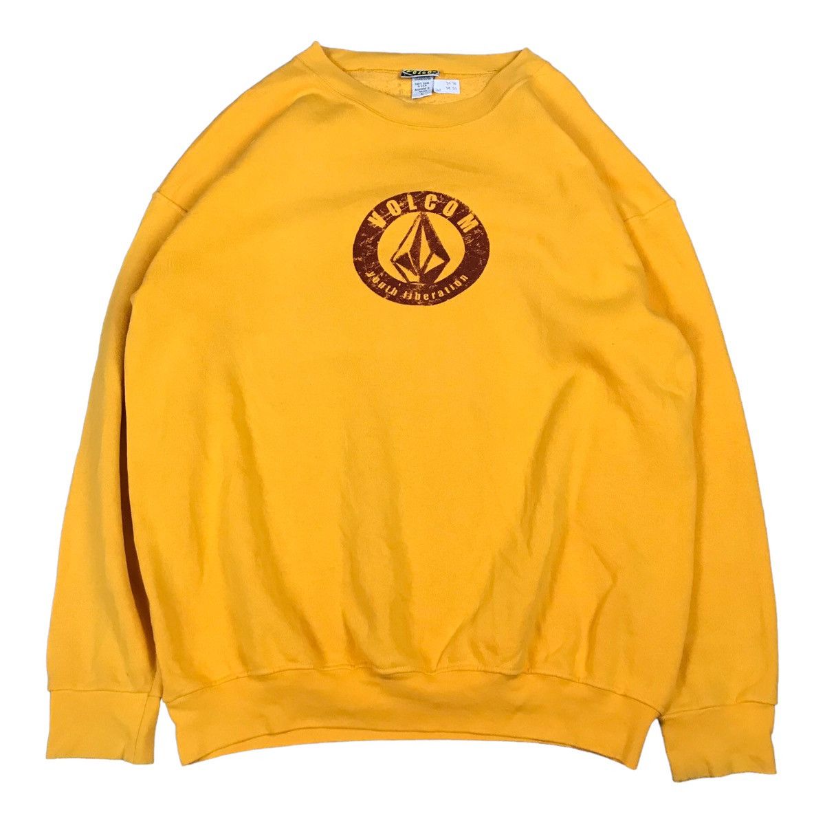 Vintage × Volcom Vintage Volcom design logo sweatshirt yellow colour Size US L / EU 52-54 / 3 - 1 Thumbnail
