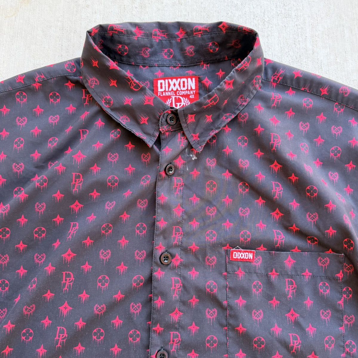 Dixxon Dixxon The Bougie Shirt Short Sleeve Size 4XL Mongram AOP Size US XXL / EU 58 / 5 - 3 Thumbnail