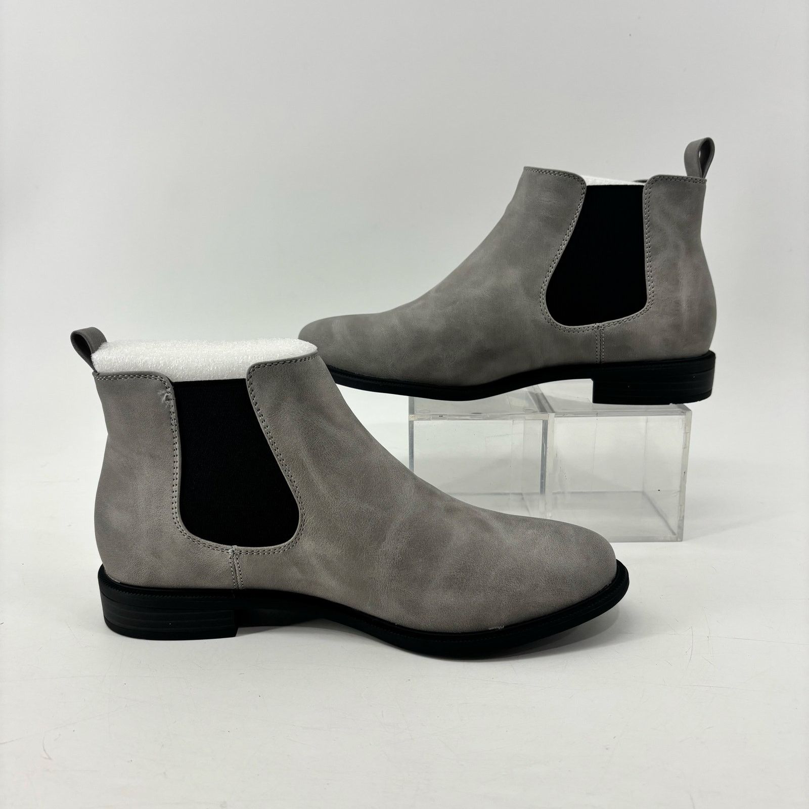 Other Anjoufemme Womens Size 6.5 Gray Chelsea Boots Ankle Boot Size US 6.5 / IT 36.5 - 4 Thumbnail