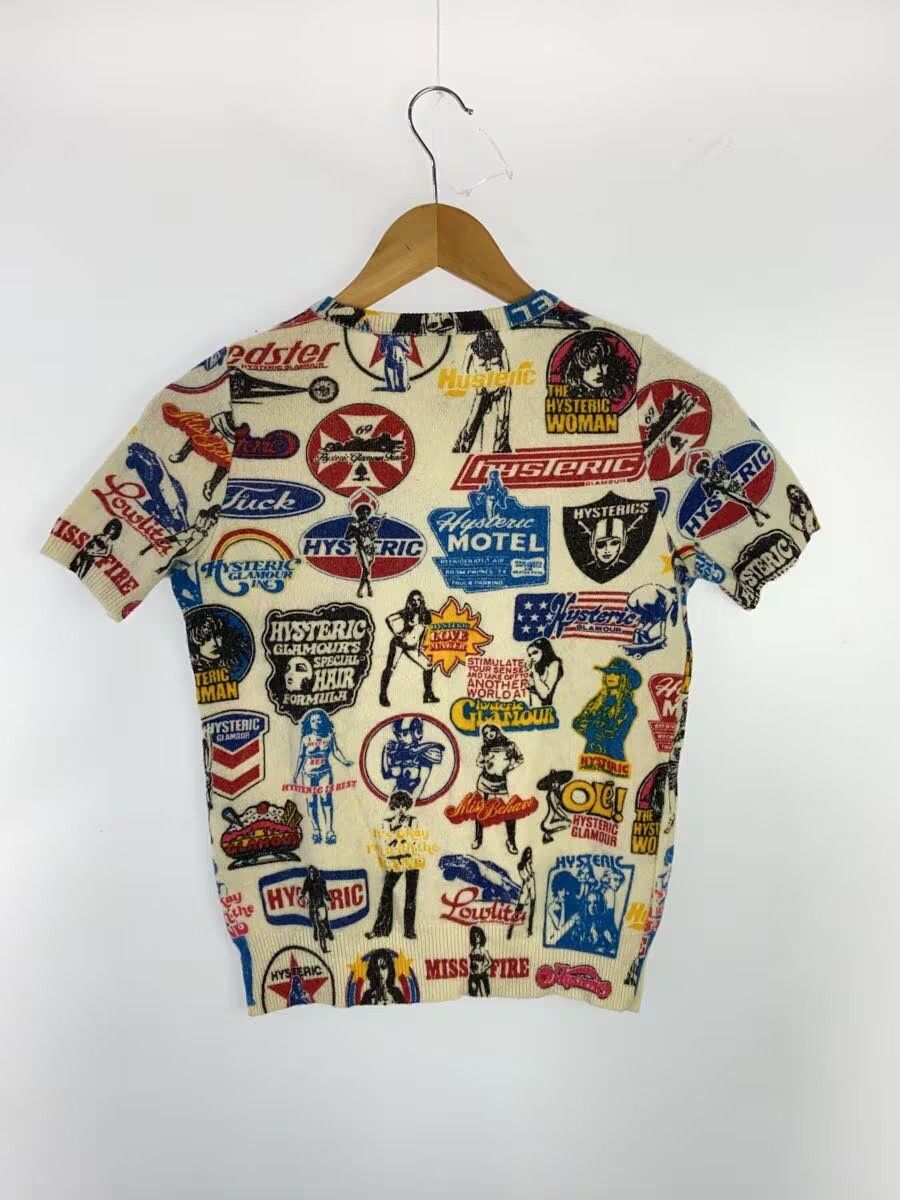 Hysteric Glamour Multi Logo Short Sleeve Wool Knit Sweater Size M / US 6-8 / IT 42-44 - 2 Thumbnail