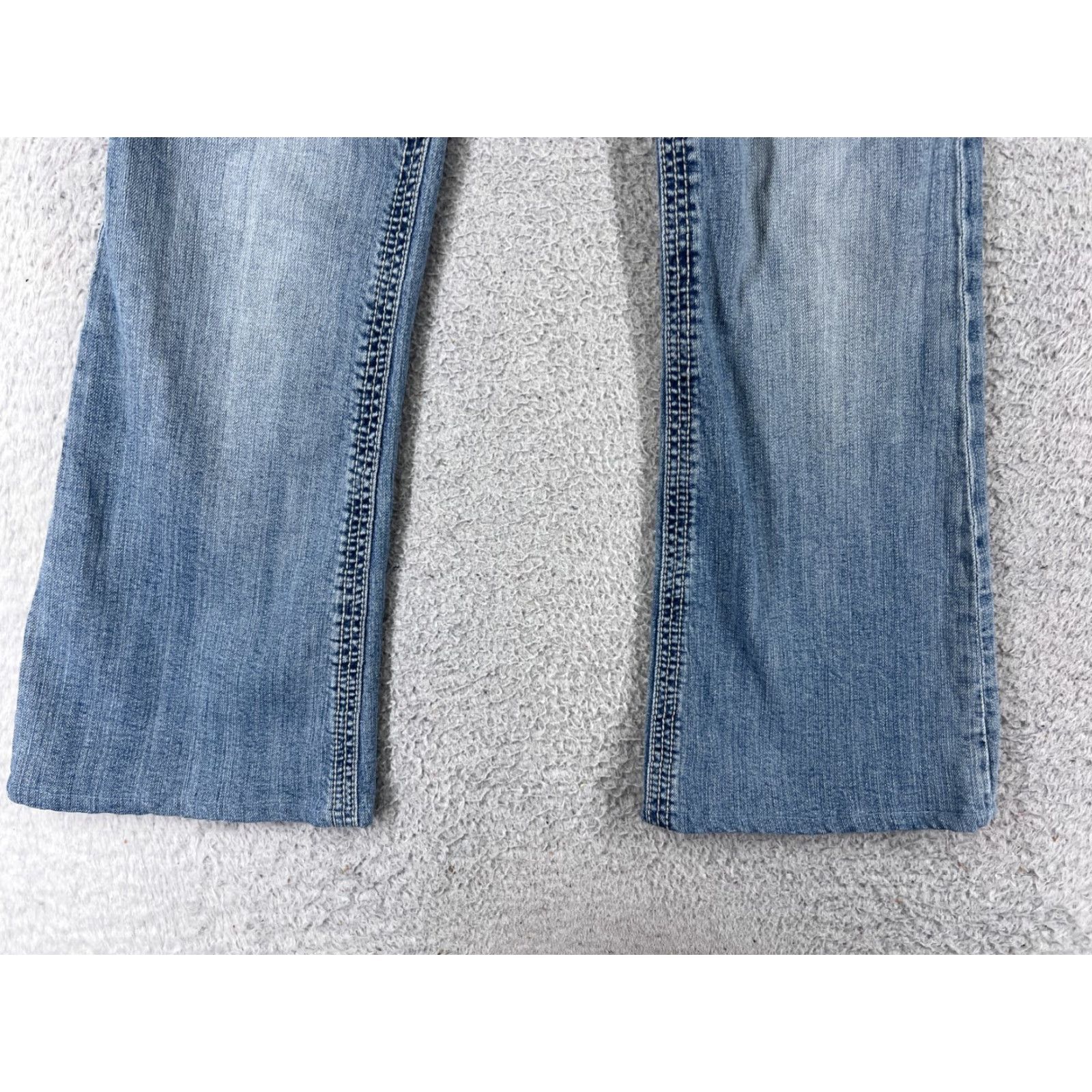Diesel Vintage Diesel Blue Denim Flared Jeans Womens 7 Low Rise Stretch Cotton 27x27.5 Size 28" / US 6 / IT 42 - 2 Thumbnail
