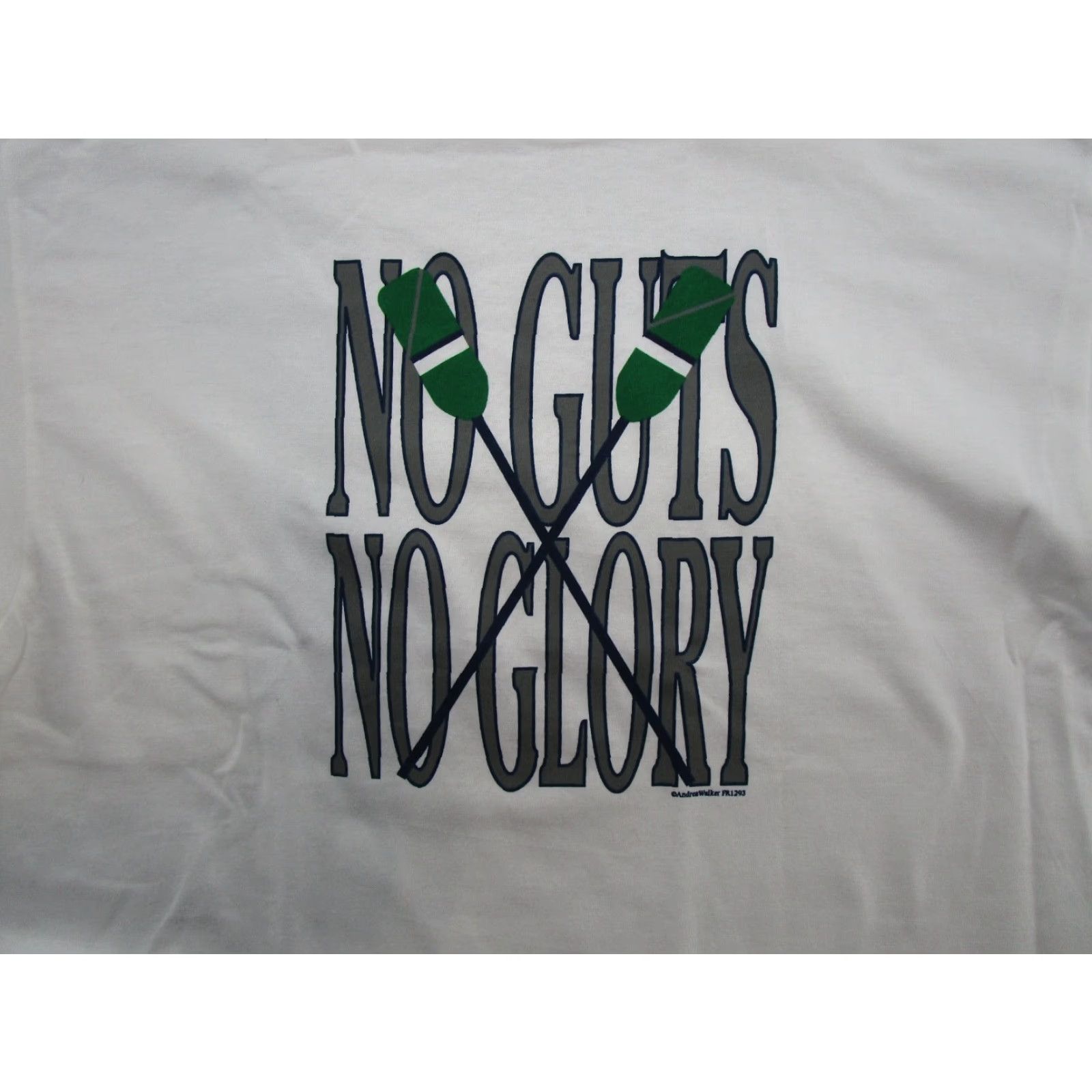 Vintage VTG 90s Forrestel Rowing Australia No Guts No Glory Single Stitch Shirt Size M Size US M / EU 48-50 / 2 - 2 Thumbnail