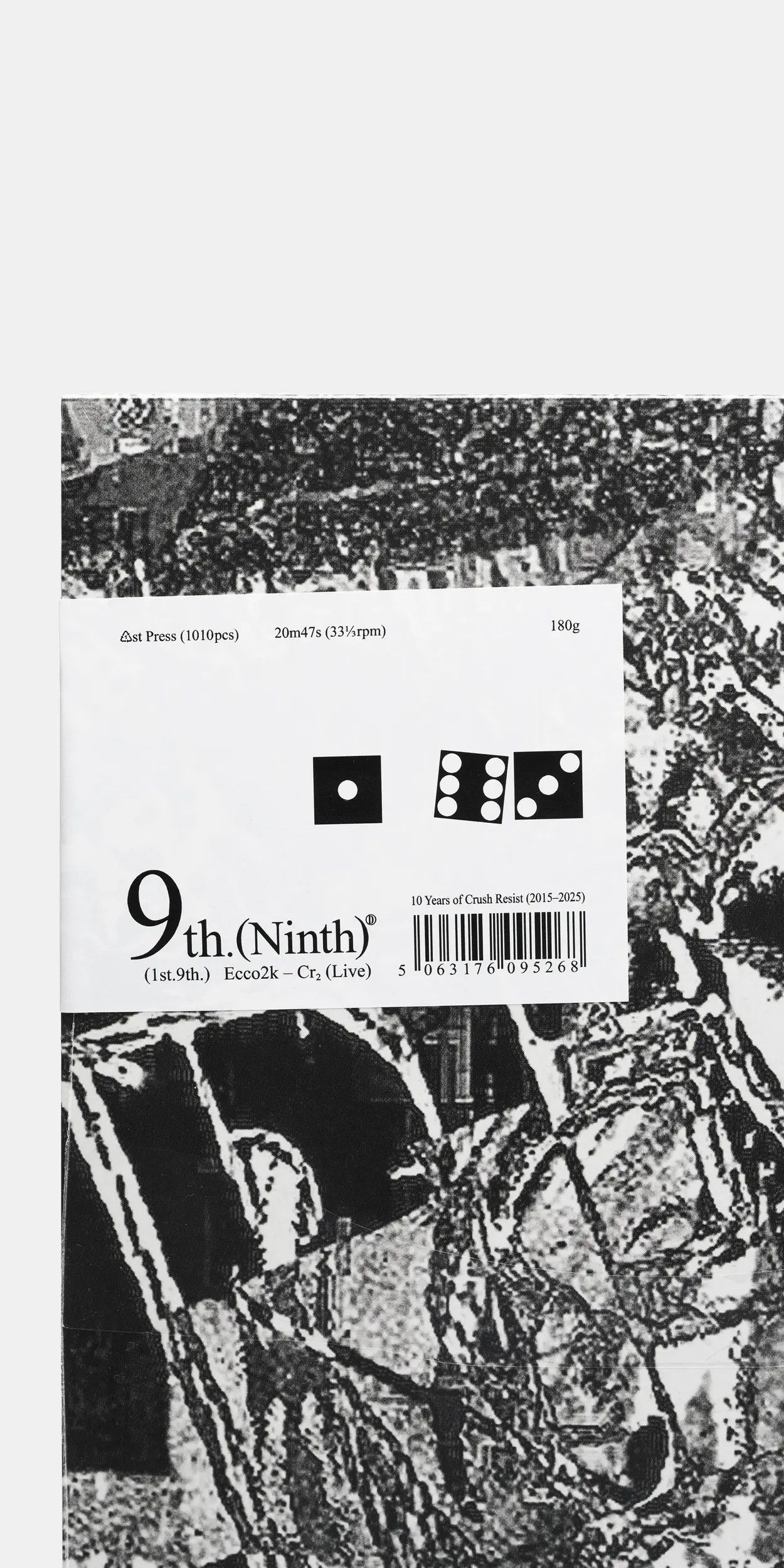 Other Ecco2k - Cr₂ (Live) 1st Press Vinyl Size ONE SIZE - 1 Thumbnail