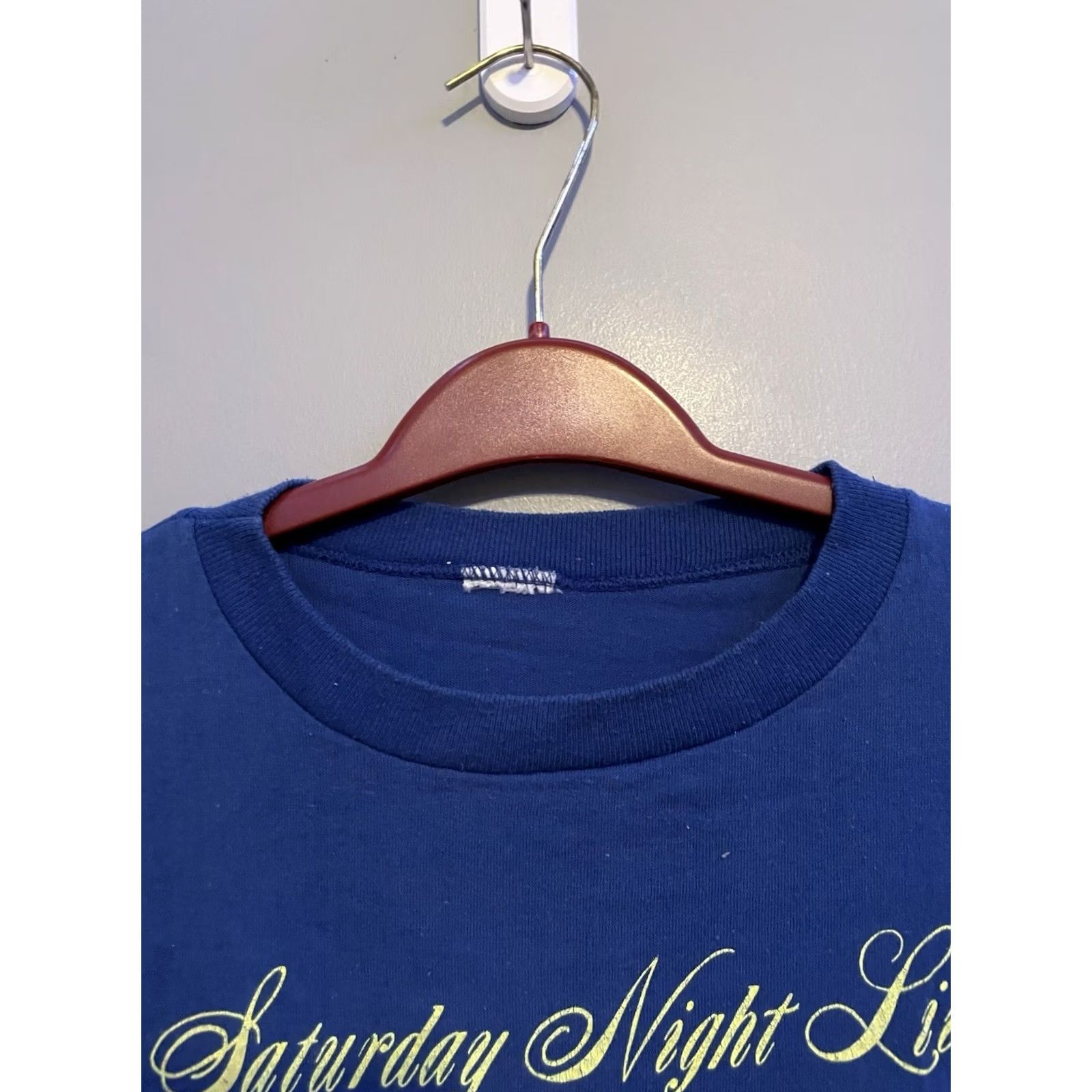 Olive VINTAGE 90s Saturday Night Live Southern Sounds Band T-Shirt XL Blue Men Shirt Short Sleeve Crew Neck Cotton"} Size US XL / EU 56 / 4 - 5 Thumbnail