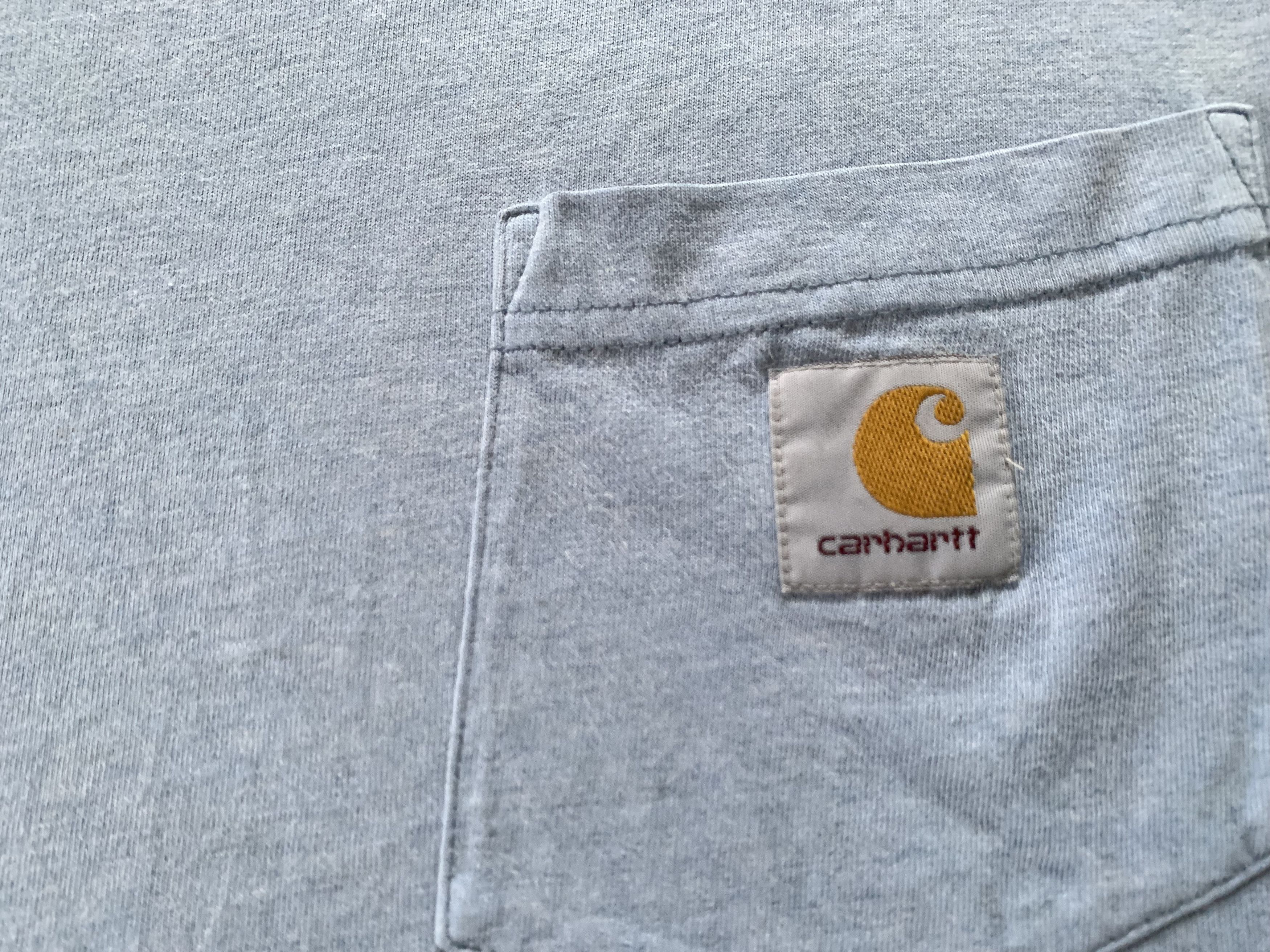 Carhartt × Vintage Vintage Carhartt Light Blue Pocket T-Shirt Size US S / EU 44-46 / 1 - 5 Thumbnail