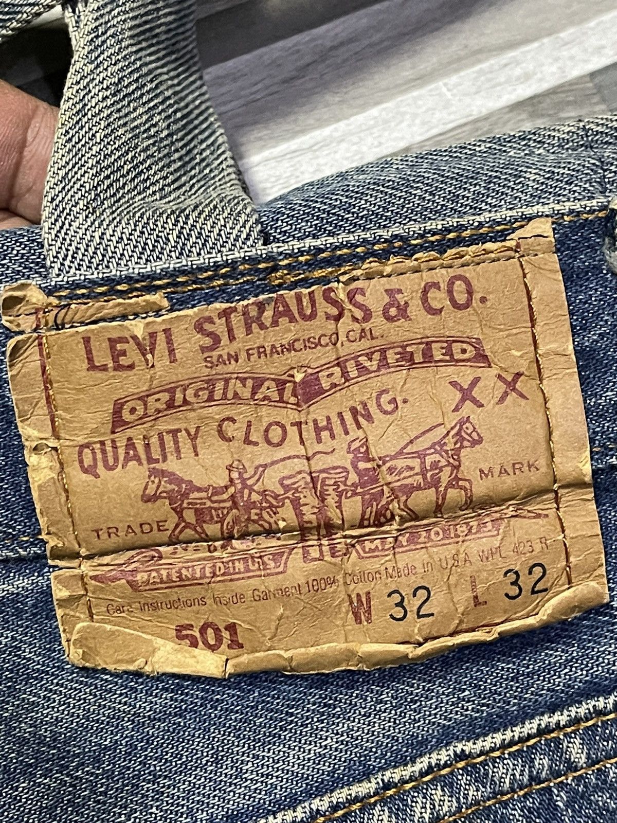 Levi's Vintage Levi’s 501 Customade Tote Bags Size ONE SIZE - 7 Thumbnail