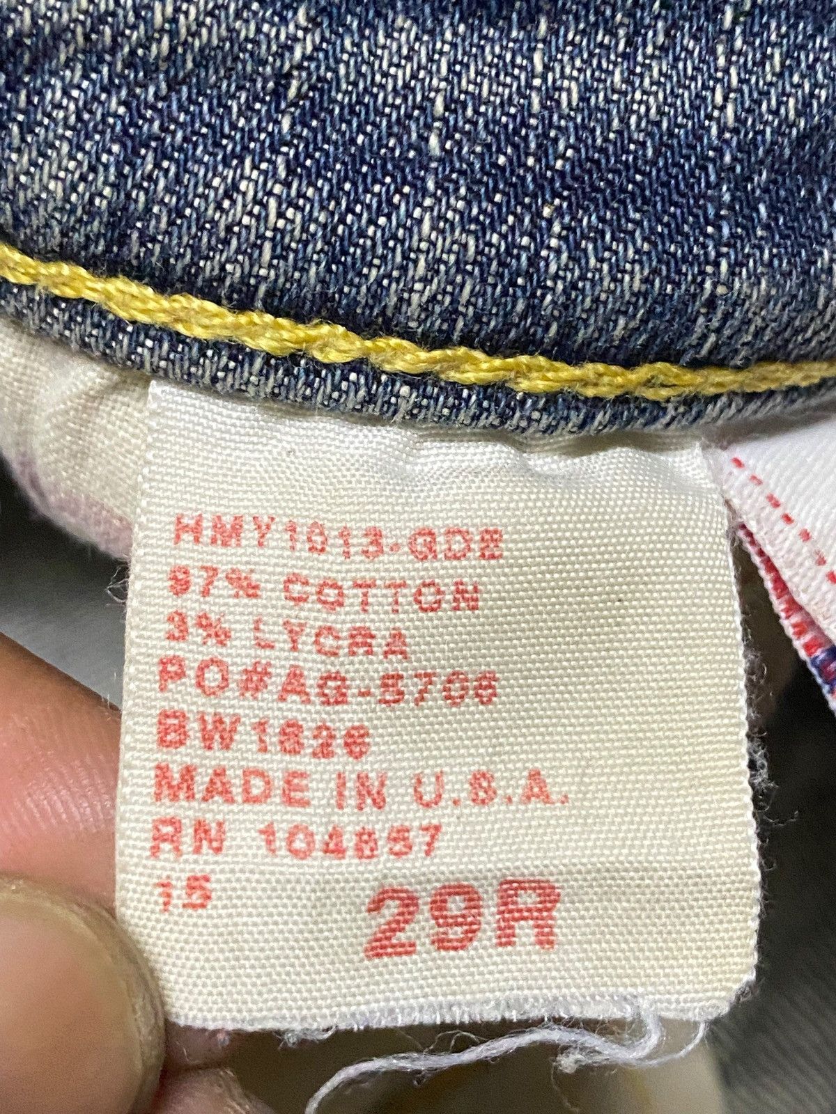 If Six Was Nine Rare Vintage Adriano Goldschmied Distressed Flare Jeans Size US 32 / EU 48 - 20 Thumbnail