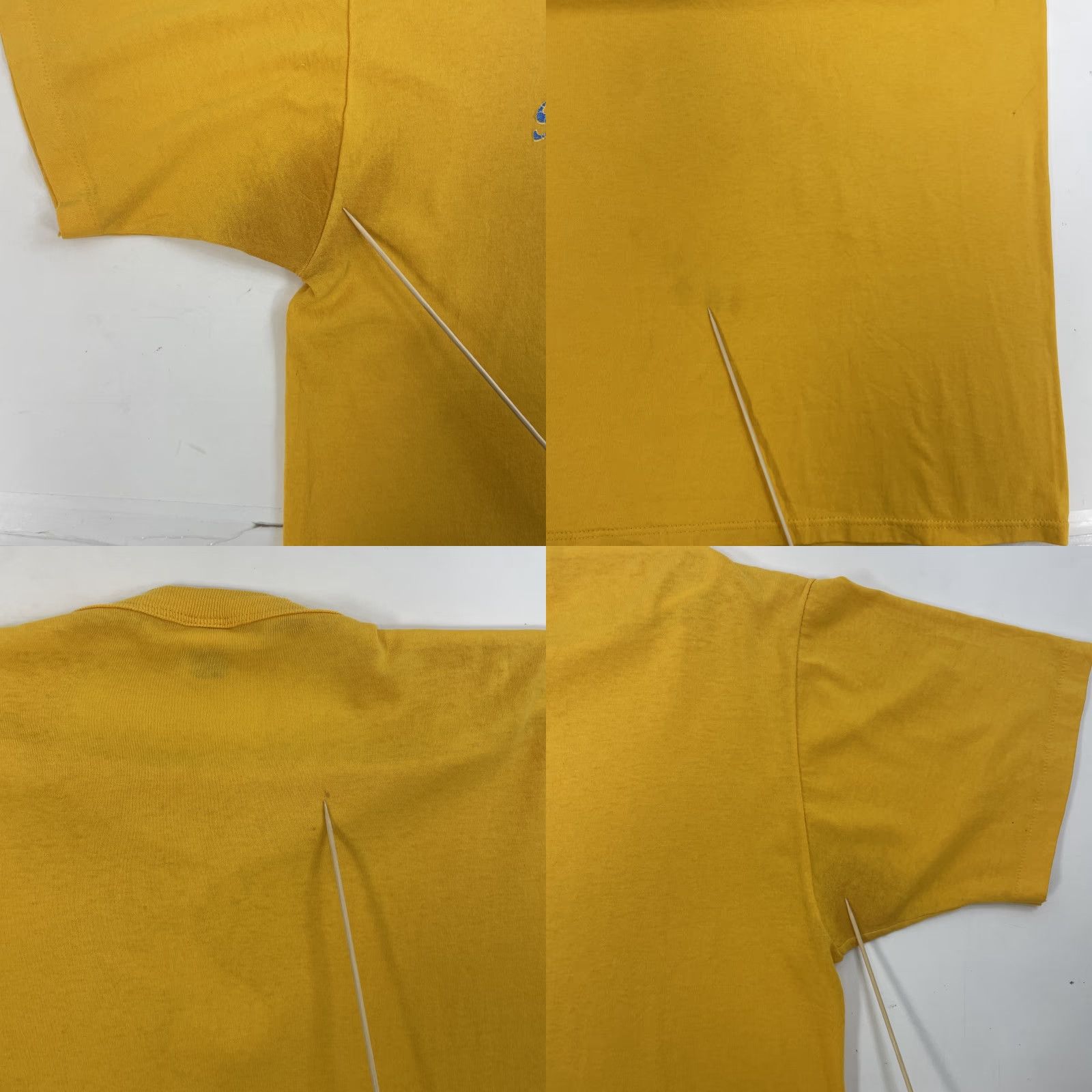 VINTAGE Russell Athletic South Dakota State Jackrabbits T-Shirt XL Yellow 90s NCAA Mens Short Sleeve T Shirts