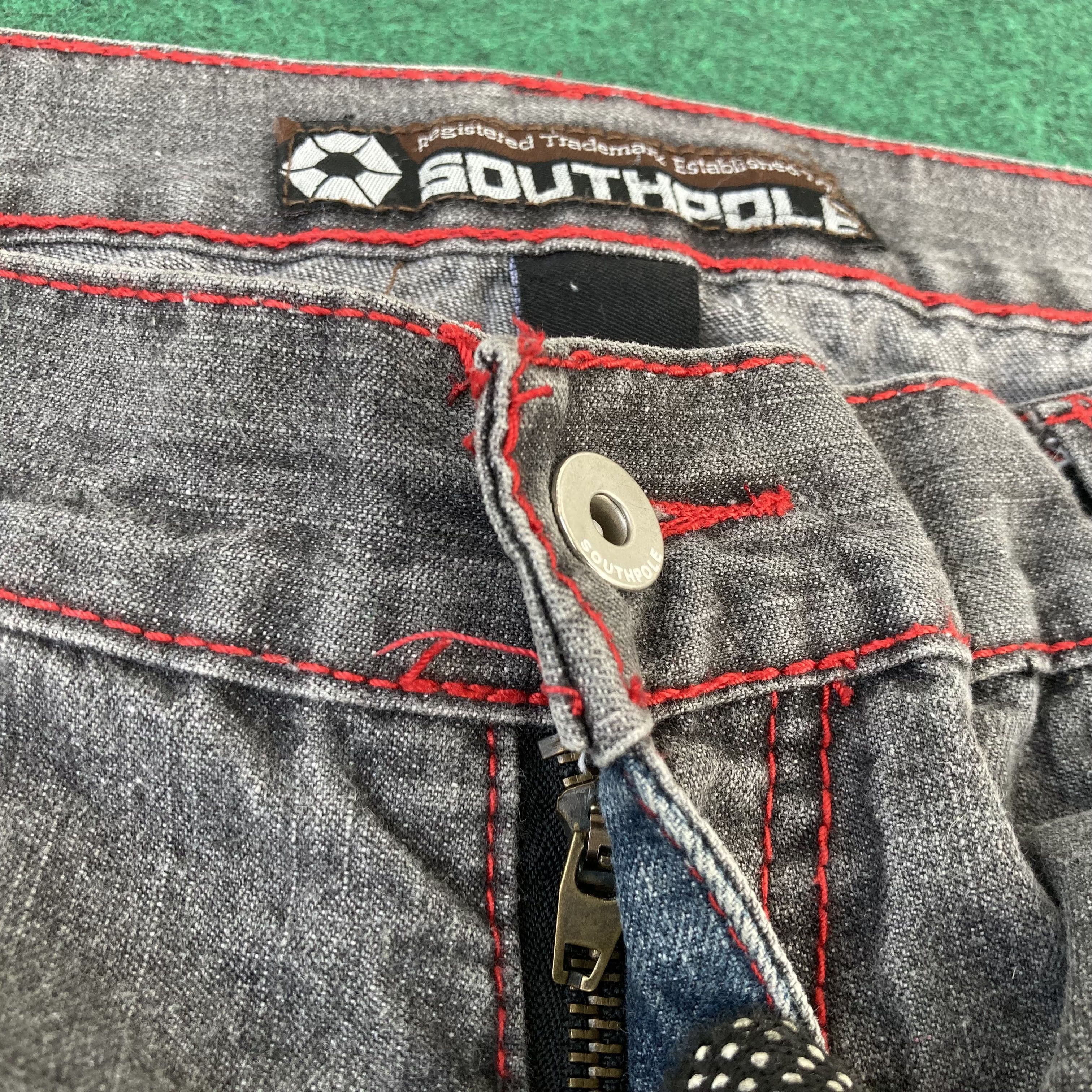 Southpole × Vintage 39x33.5 Vtg Southpole Baggy Sz 39 Jeans Size US 39 - 4 Thumbnail