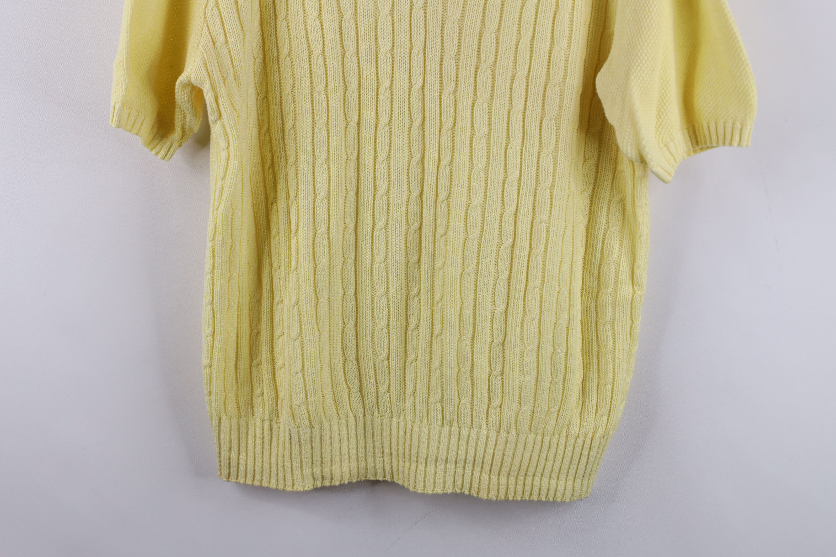 Vintage Vintage 70s Streetwear Short Sleeve Collared Sweater USA Size US L / EU 52-54 / 3 - 3 Thumbnail