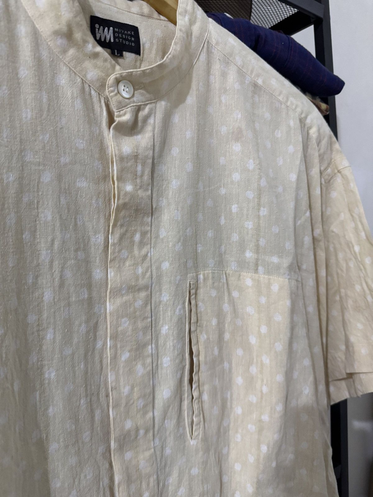 Issey Miyake Vintage Issey miyake Design Studio Polkadot Shirt Size US L / EU 52-54 / 3 - 2 Thumbnail