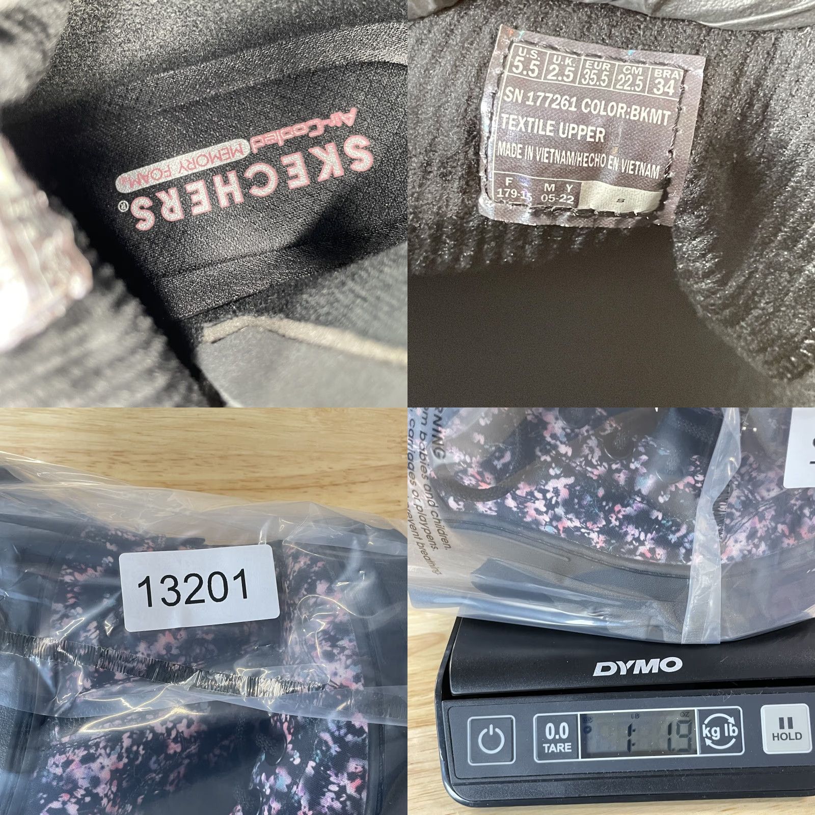 SKECHERS Skechers Street Los Angeles Roadies Surge-Lotsa Flowers Women's 5.5 Sneaker Boot - Black Floral Pattern High Top Casual Shoes Mens Womens? Size US 6 / IT 36 - 8 Thumbnail