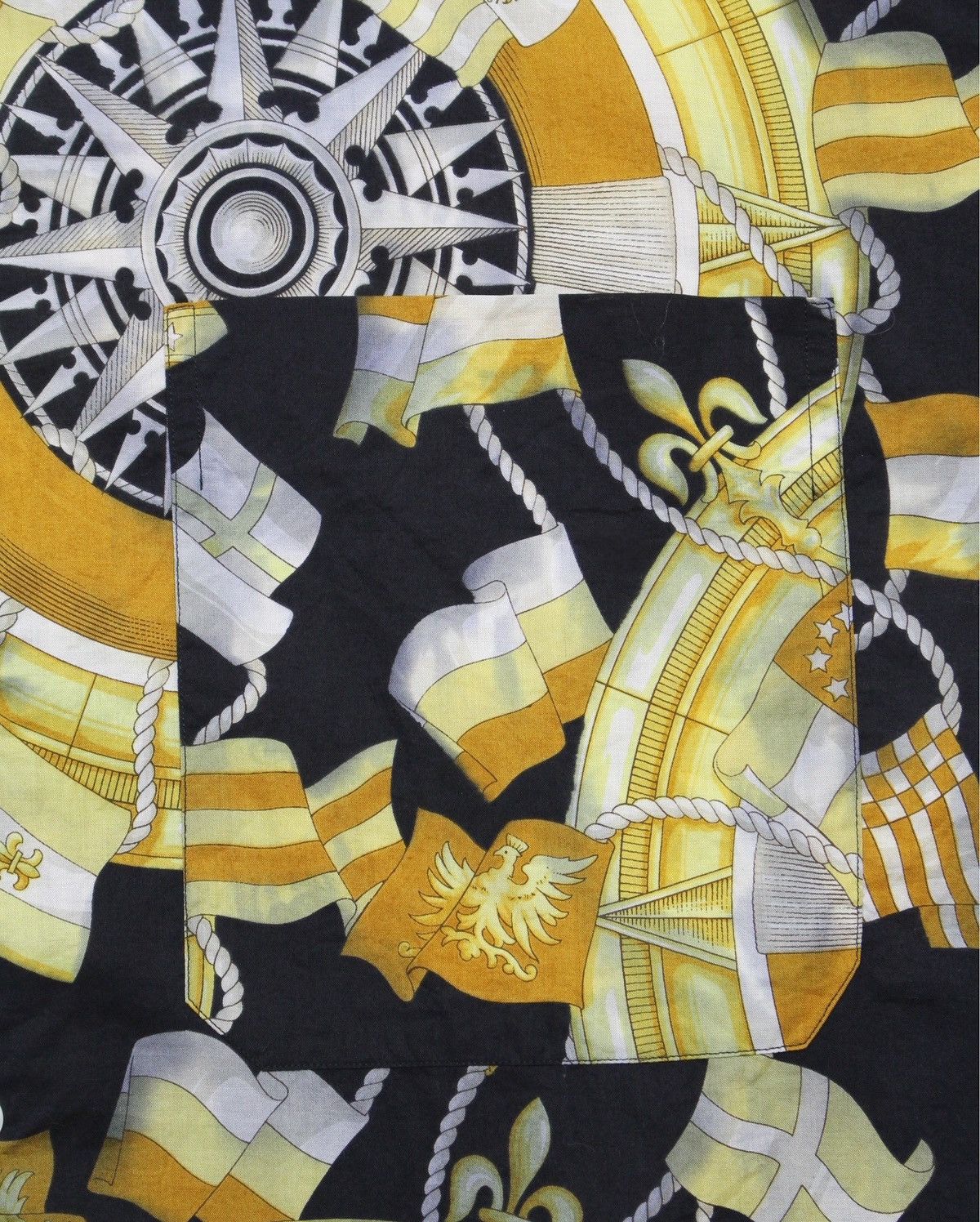 Givenchy 1990S GIVENCHY GENTLEMAN PARIS FLAG PRINT SHIRT Size US L / EU 52-54 / 3 - 8 Thumbnail