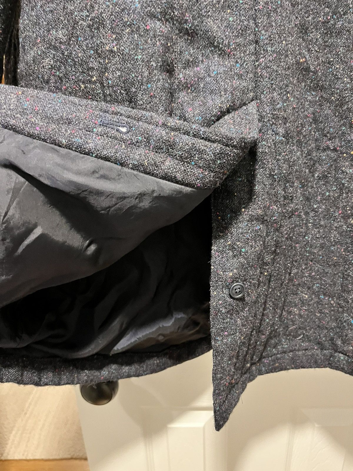 Ts(S) Ts(s) quilted navy wool overcoat Size US M / EU 48-50 / 2 - 10 Thumbnail